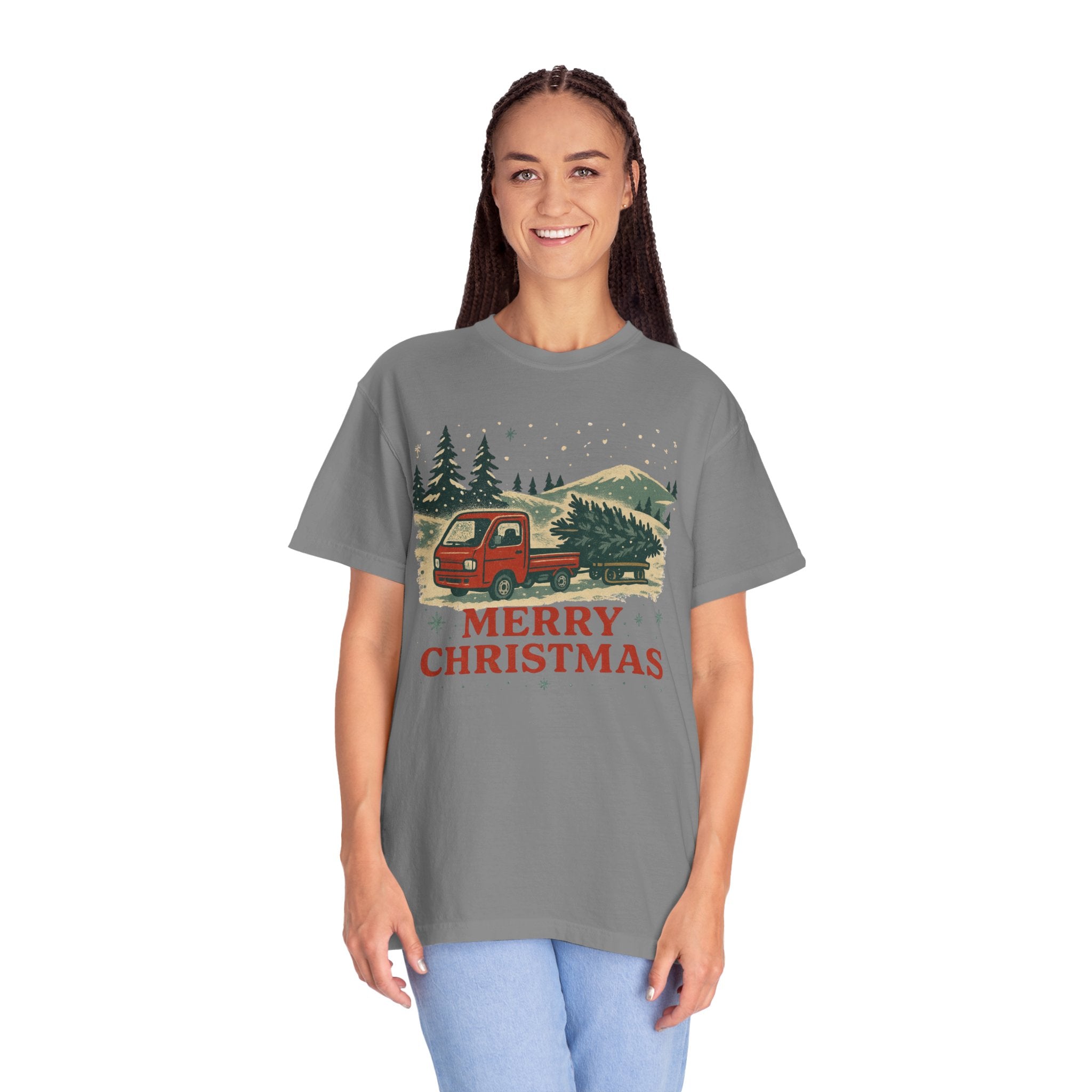 Merry Christmas Vintage Kei Truck T-Shirt