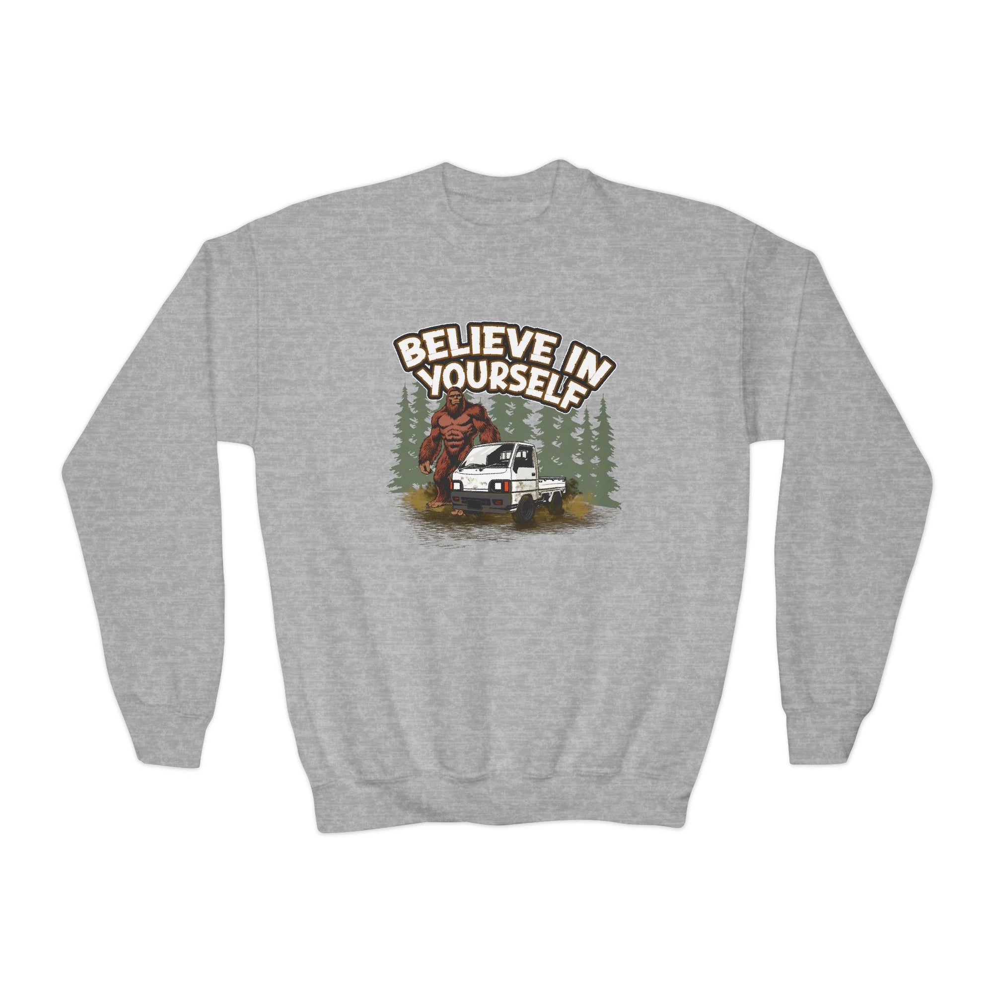 Sasquatch Youth Crewneck Kei Truck Sweatshirt