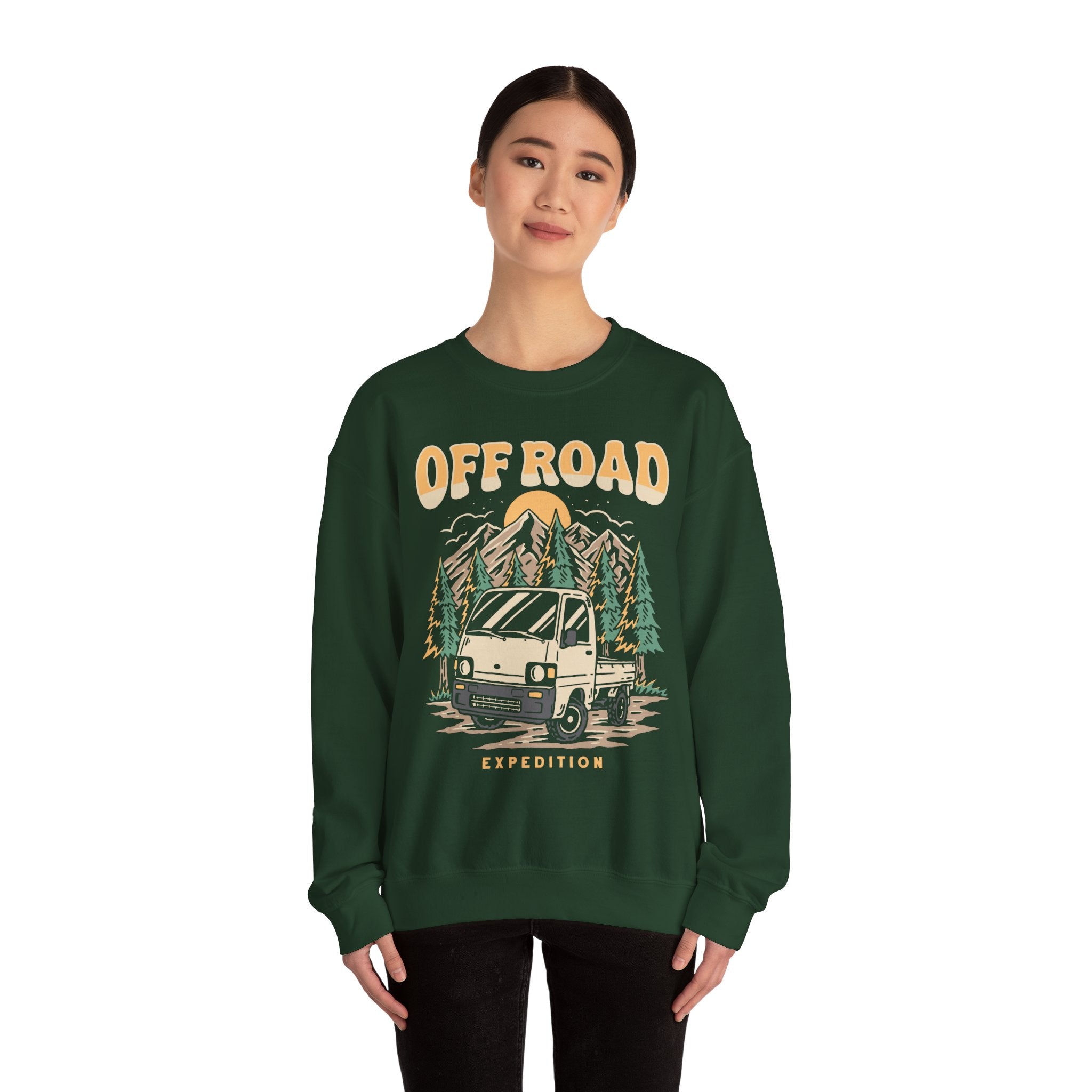 OFF Road Kei Truck Heavy Blend™ Crewneck Sweatshirt