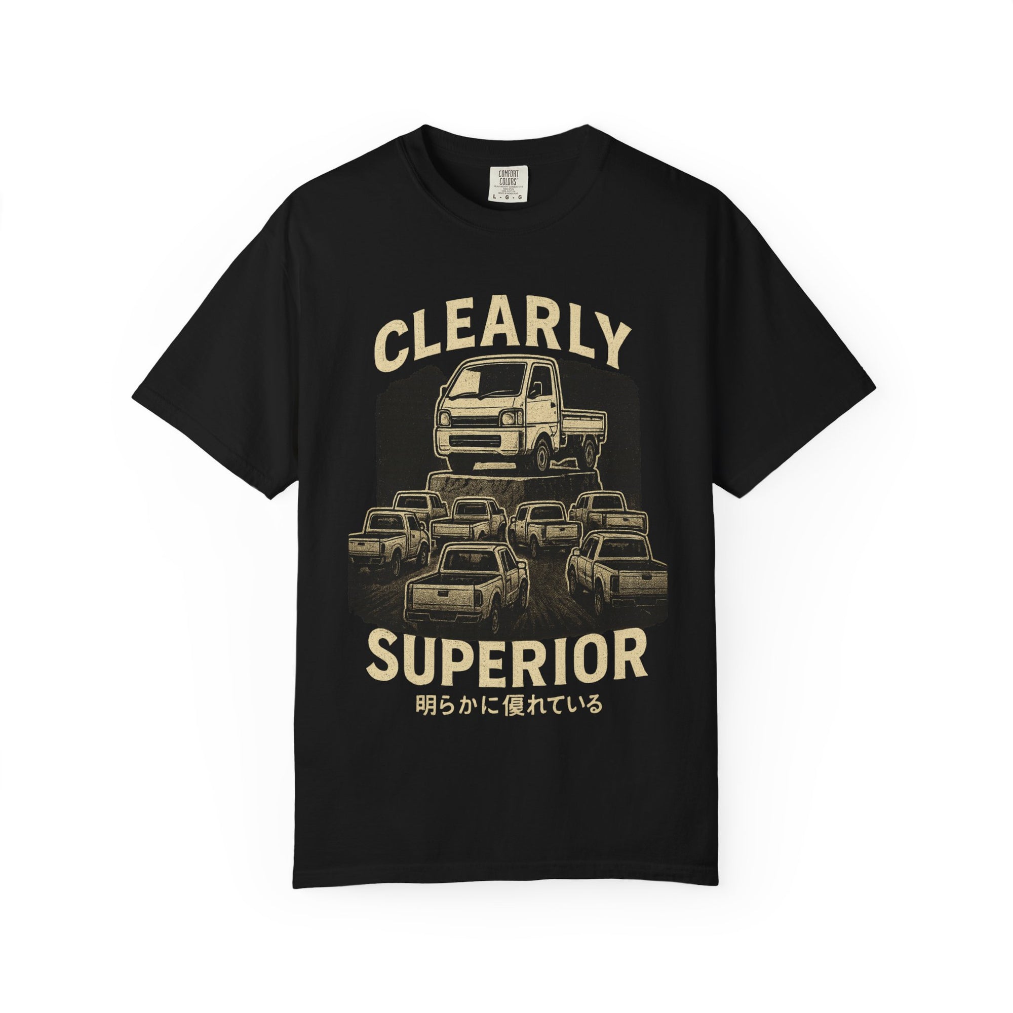 Clearly Superior Kei Truck T-Shirt — Retro Car Crew Graphic Tee