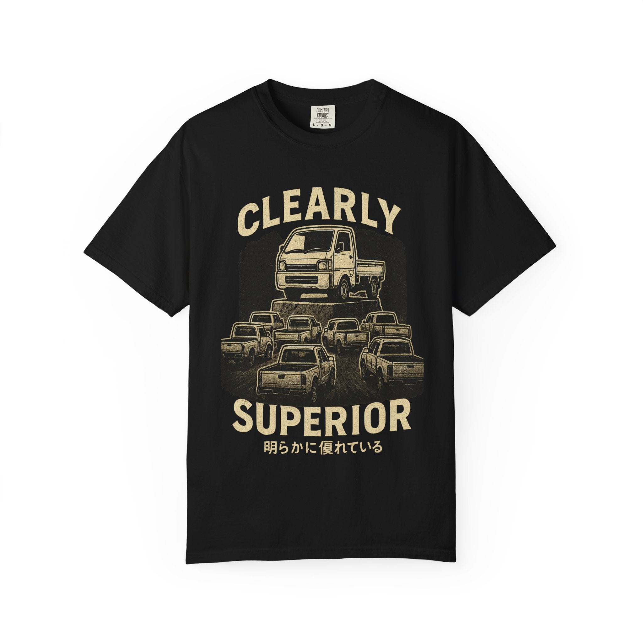 Clearly Superior Kei Truck T-Shirt — Retro Car Crew Graphic Tee