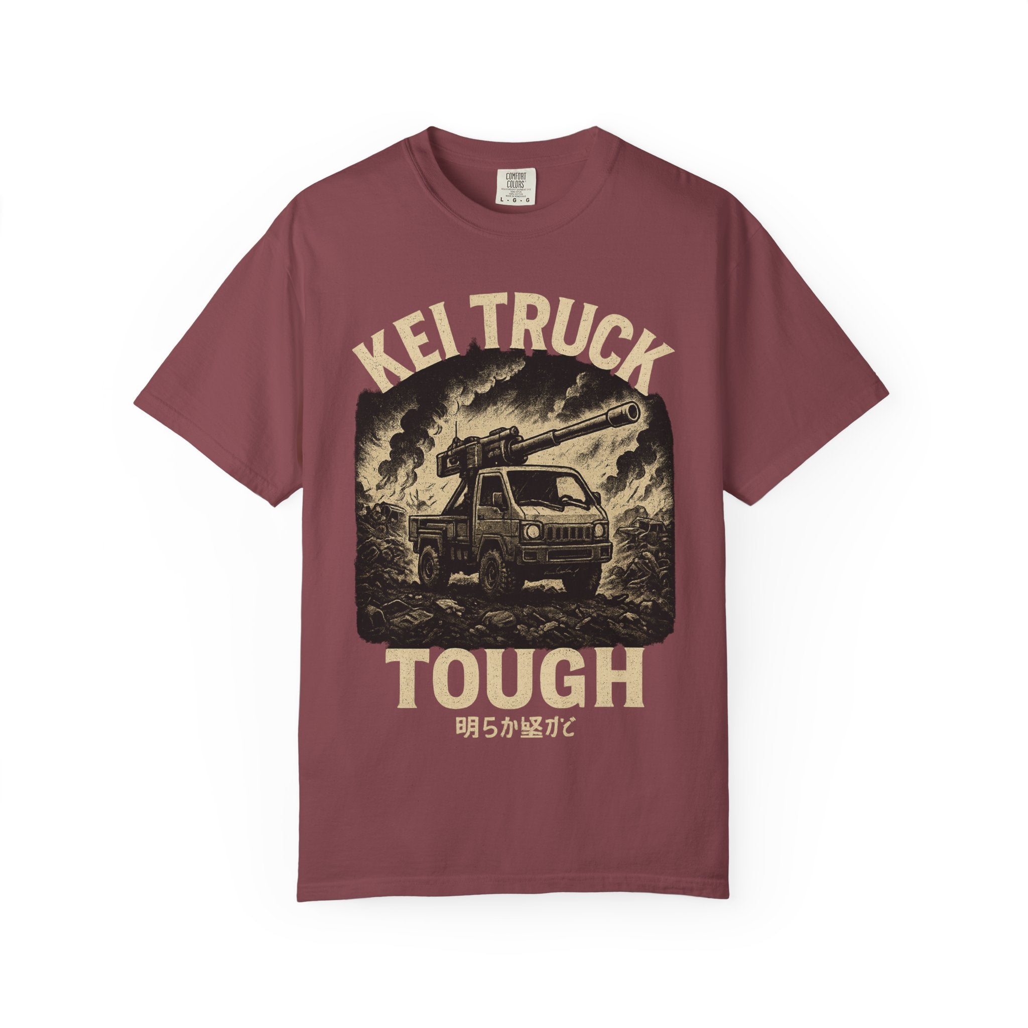 Kei Truck Tough Graphic T-Shirt — Retro Mini Truck Adventure Tee