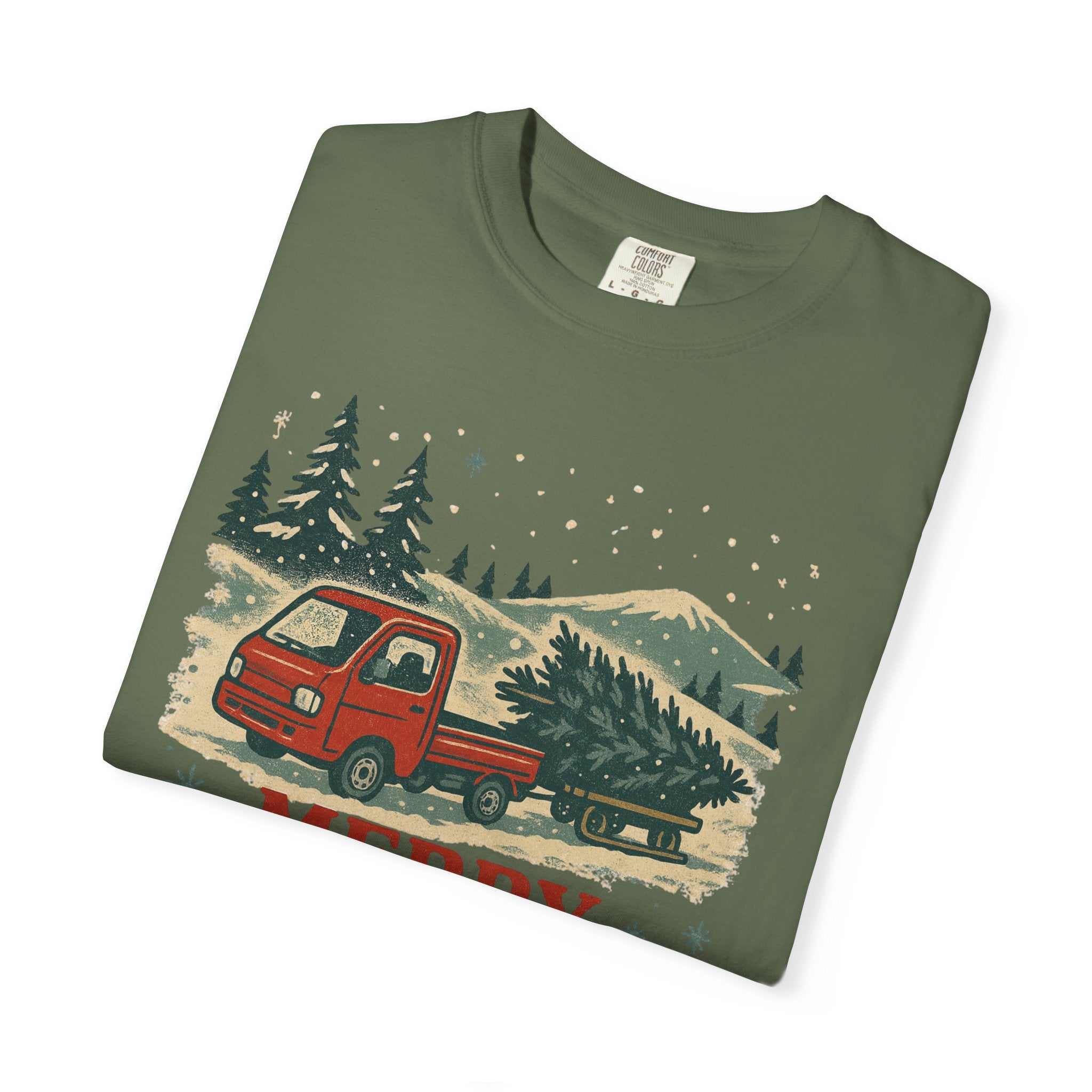 Merry Christmas Vintage Kei Truck T-Shirt