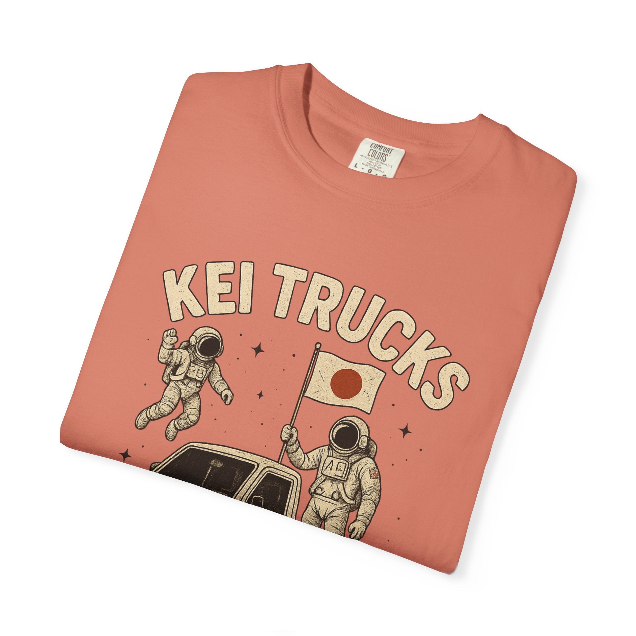 Kei Trucks Go Anywhere T-Shirt — Astronaut Mini Truck Tee