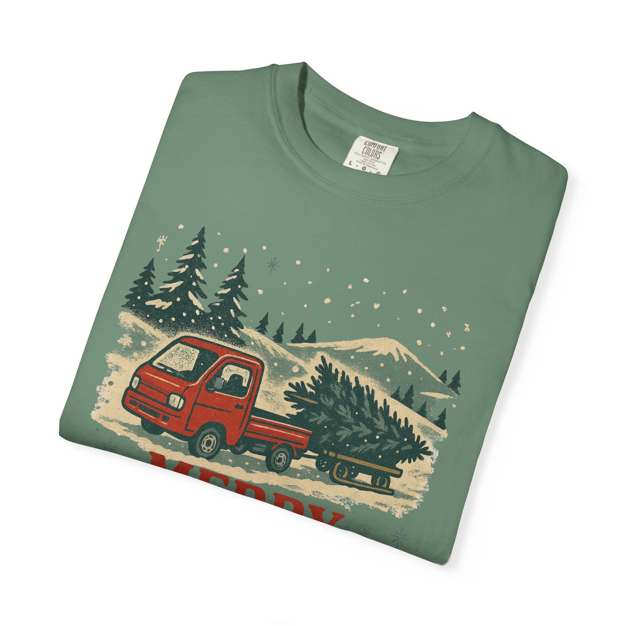 Merry Christmas Vintage Kei Truck T-Shirt