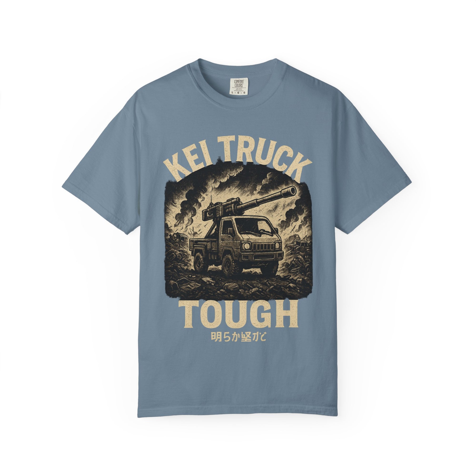 Kei Truck Tough Graphic T-Shirt — Retro Mini Truck Adventure Tee