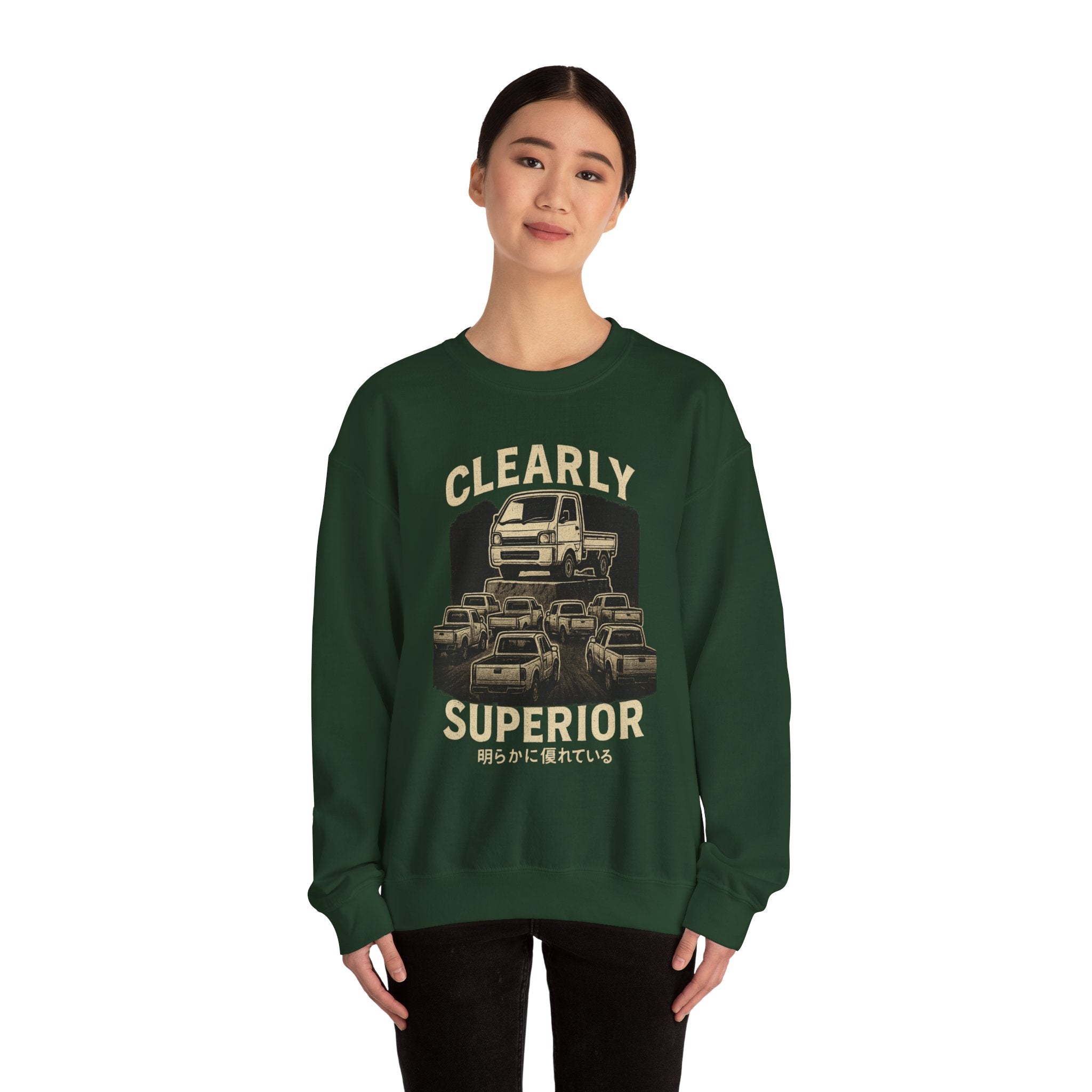 Clearly Superior Kei Truck Heavy Blend™ Crewneck Sweatshirt