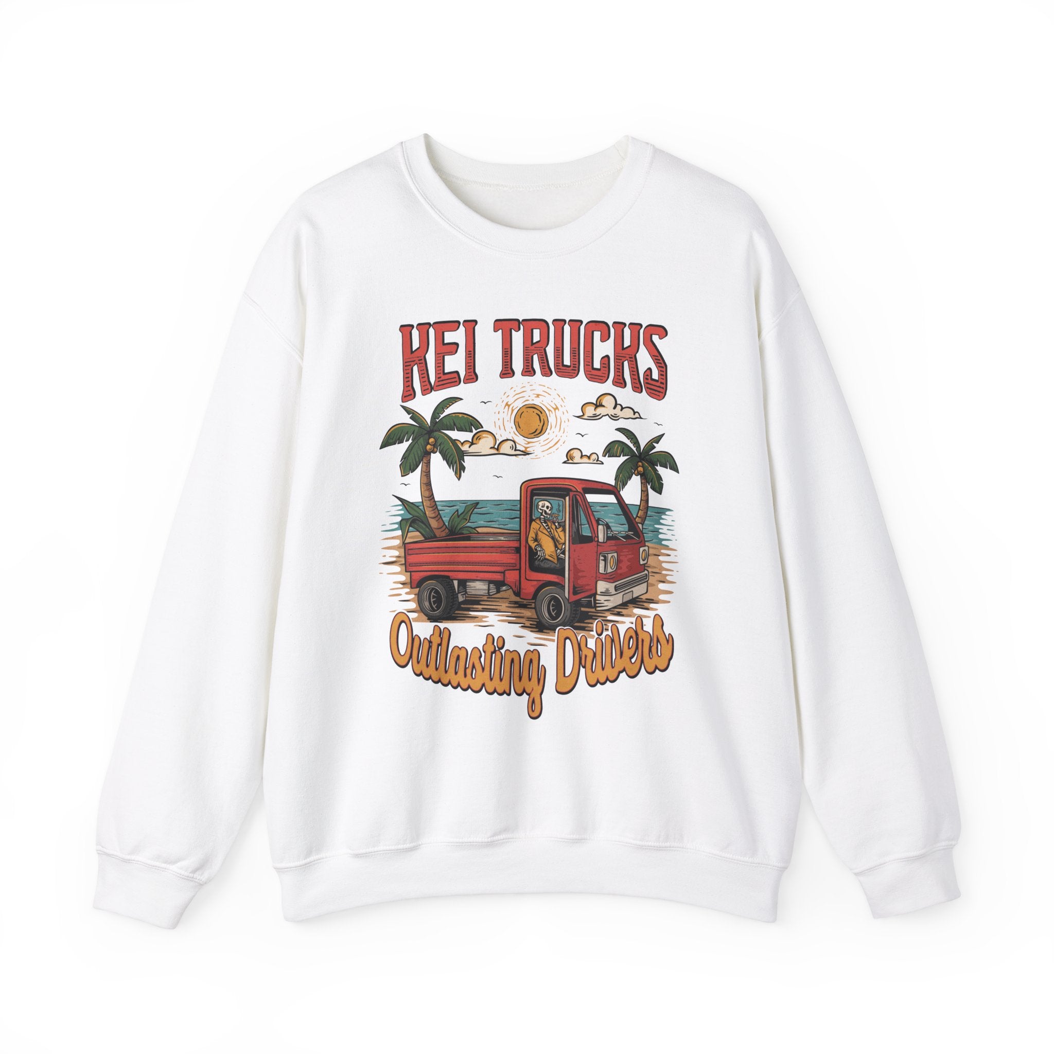 Outlasting Drivers Kei Truck Heavy Blend™ Crewneck Sweatshirt