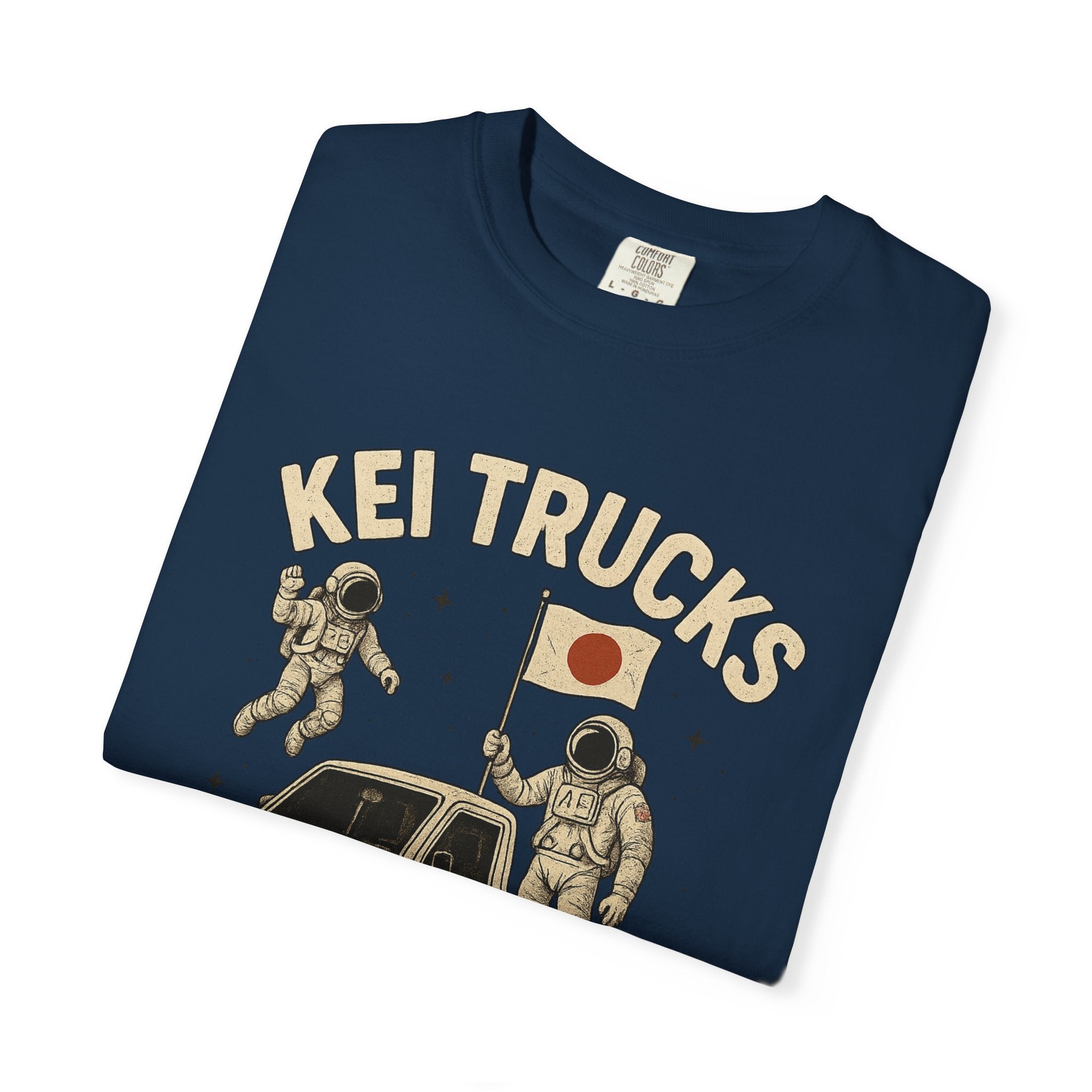 Kei Trucks Go Anywhere T-Shirt — Astronaut Mini Truck Tee