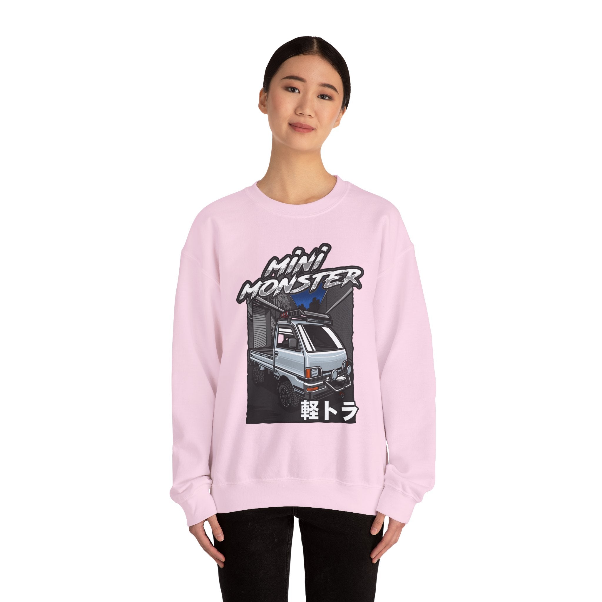 Mini Monster Truck Heavy Blend™ Crewneck Sweatshirt