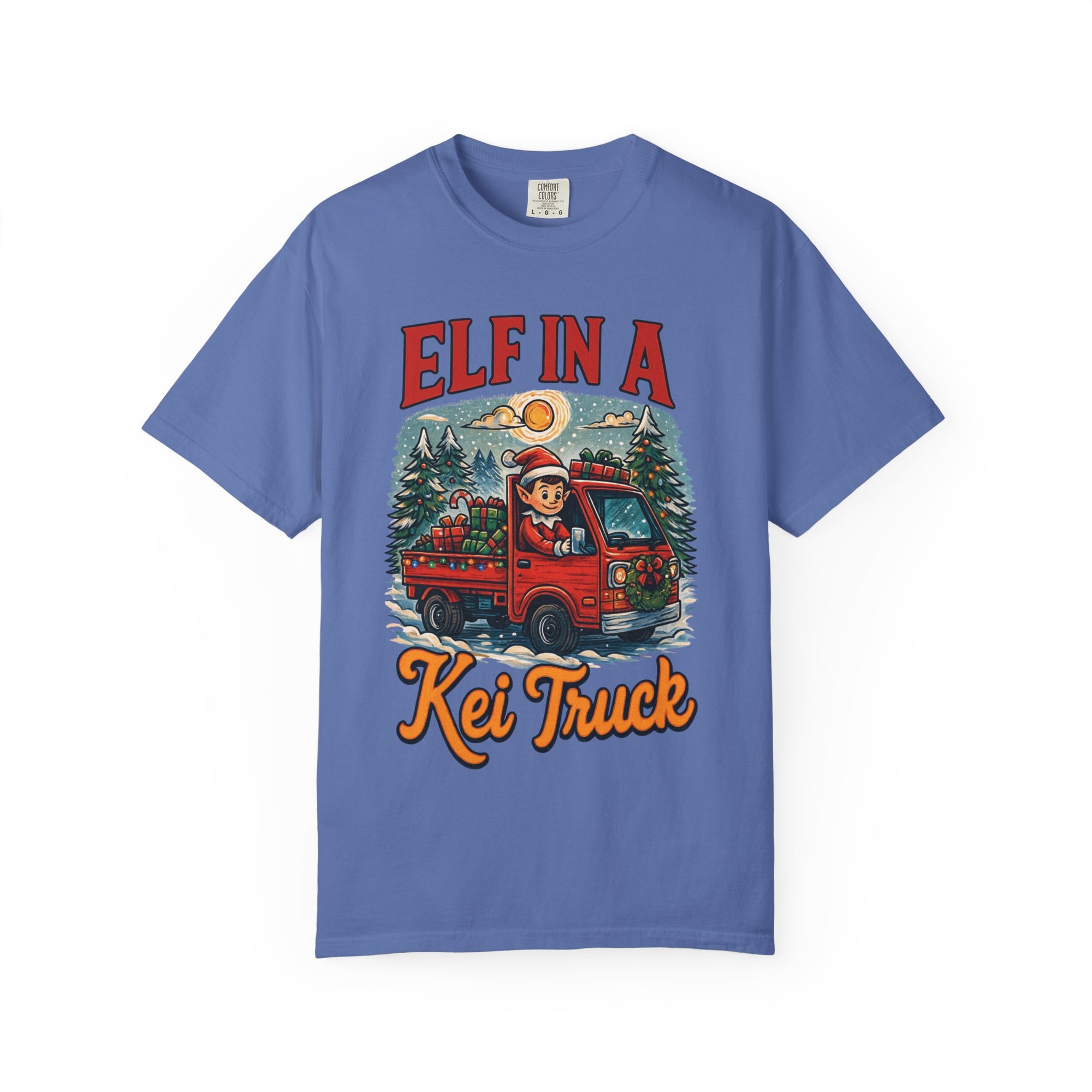 Elf in a Kei Truck Christmas T-Shirt