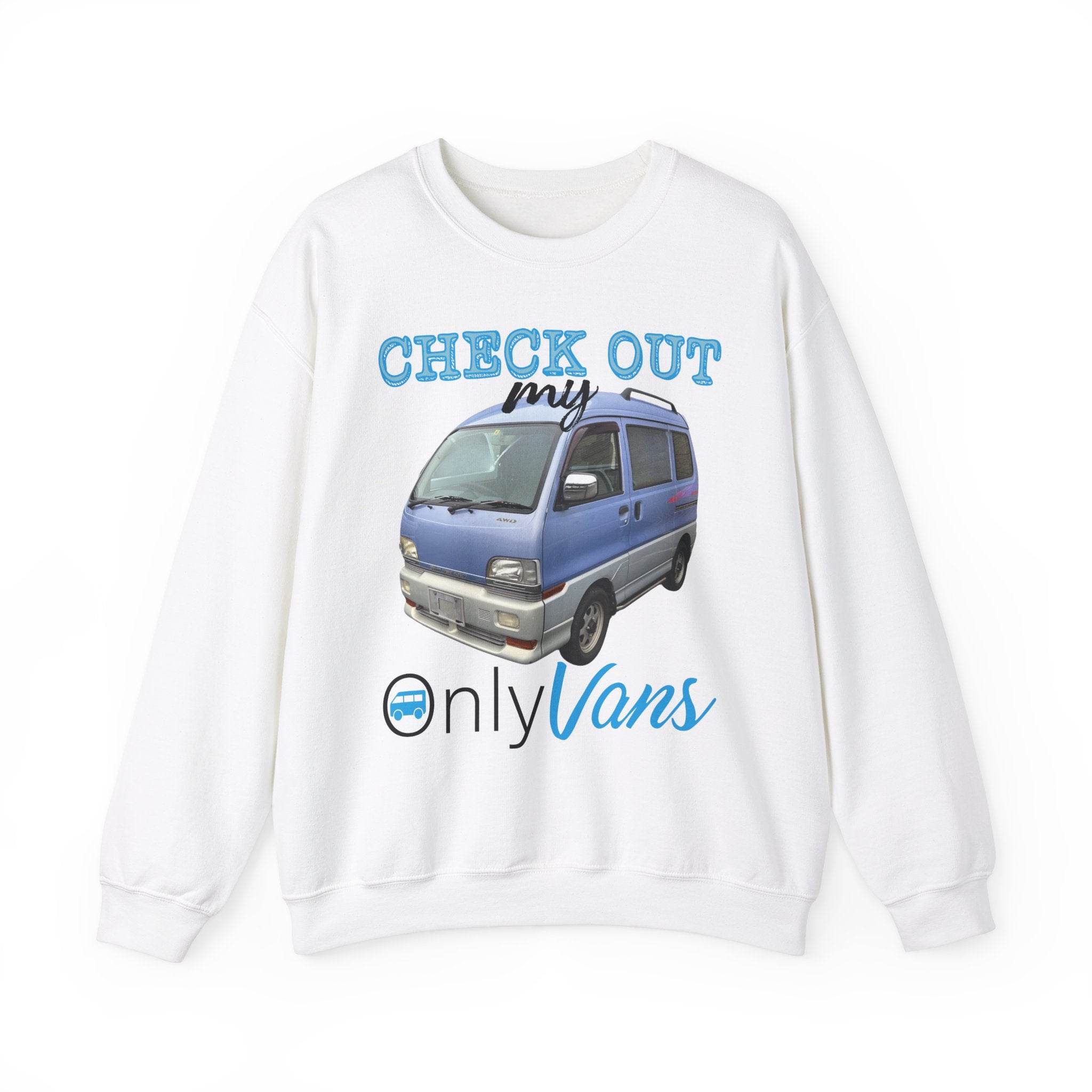 Check Out My Only Kei Van TShirt Unisex Heavy Blend™ Crewneck Sweatshirt