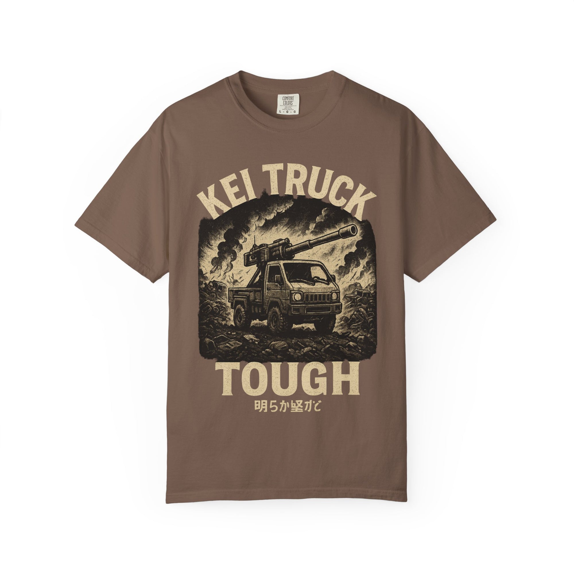 Kei Truck Tough Graphic T-Shirt — Retro Mini Truck Adventure Tee