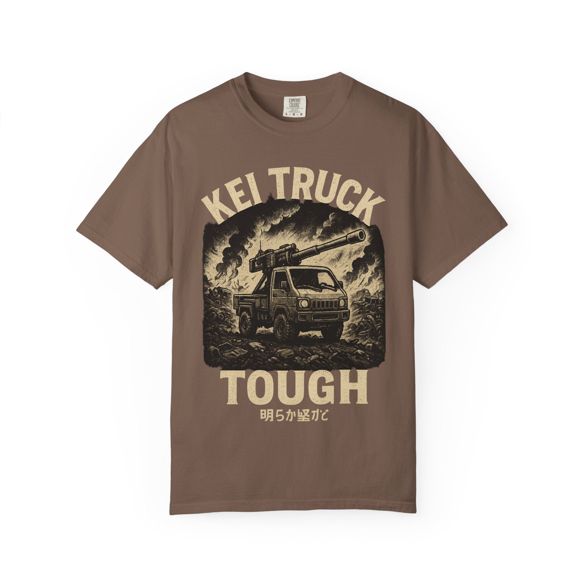 Kei Truck Tough Graphic T-Shirt — Retro Mini Truck Adventure Tee