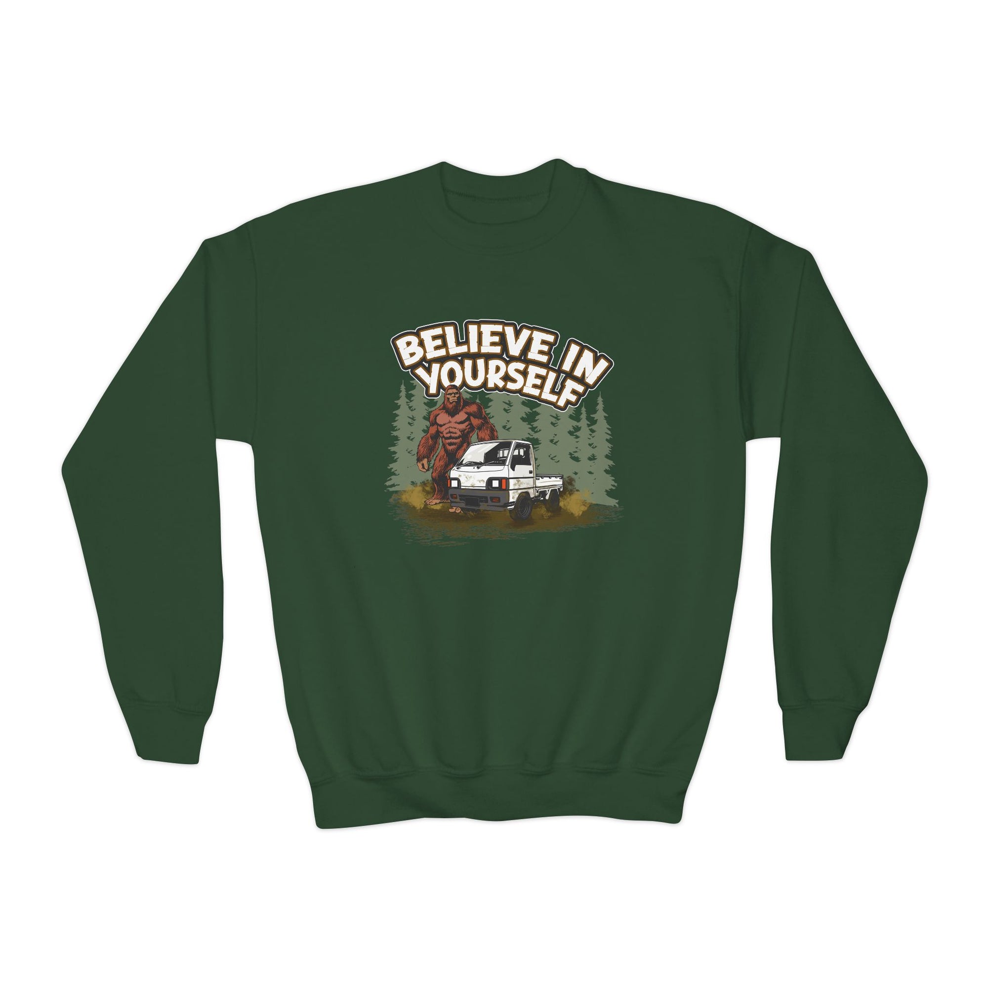 Sasquatch Youth Crewneck Kei Truck Sweatshirt