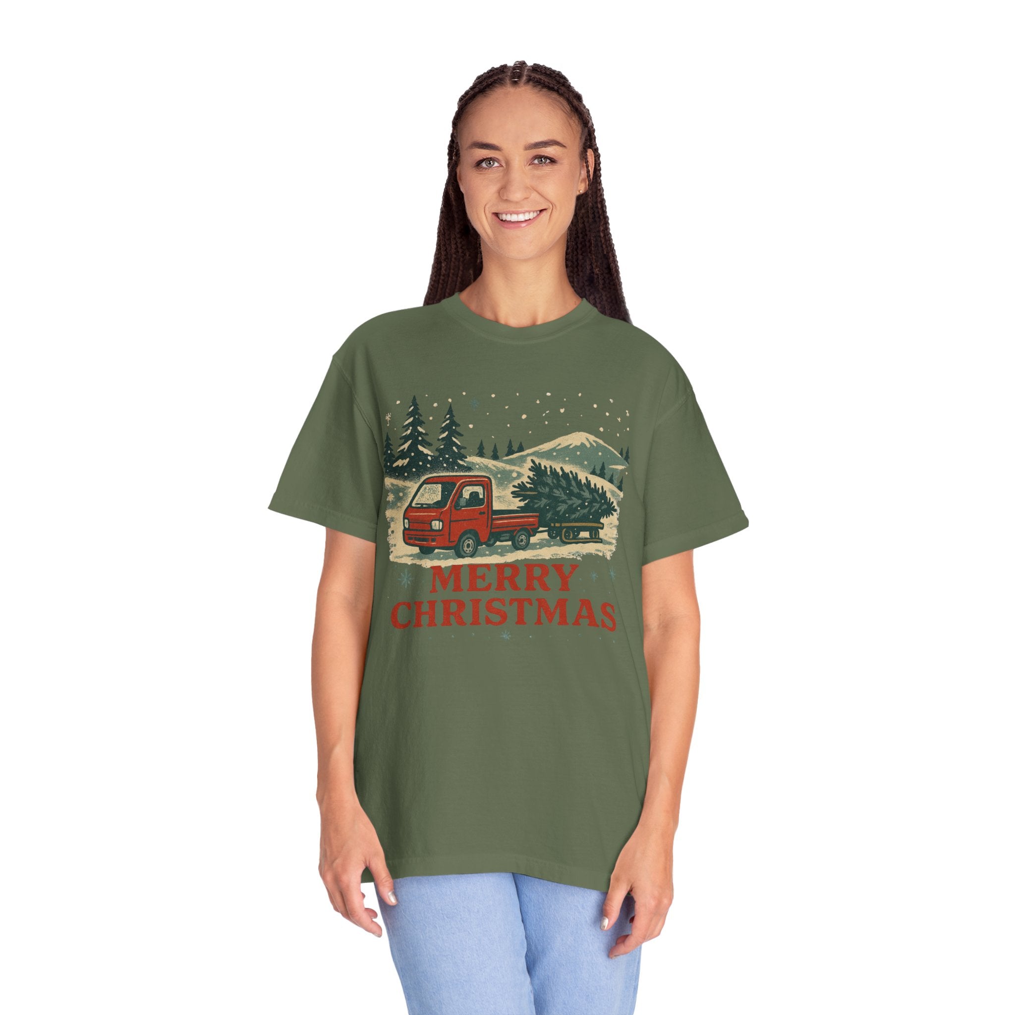 Merry Christmas Vintage Kei Truck T-Shirt
