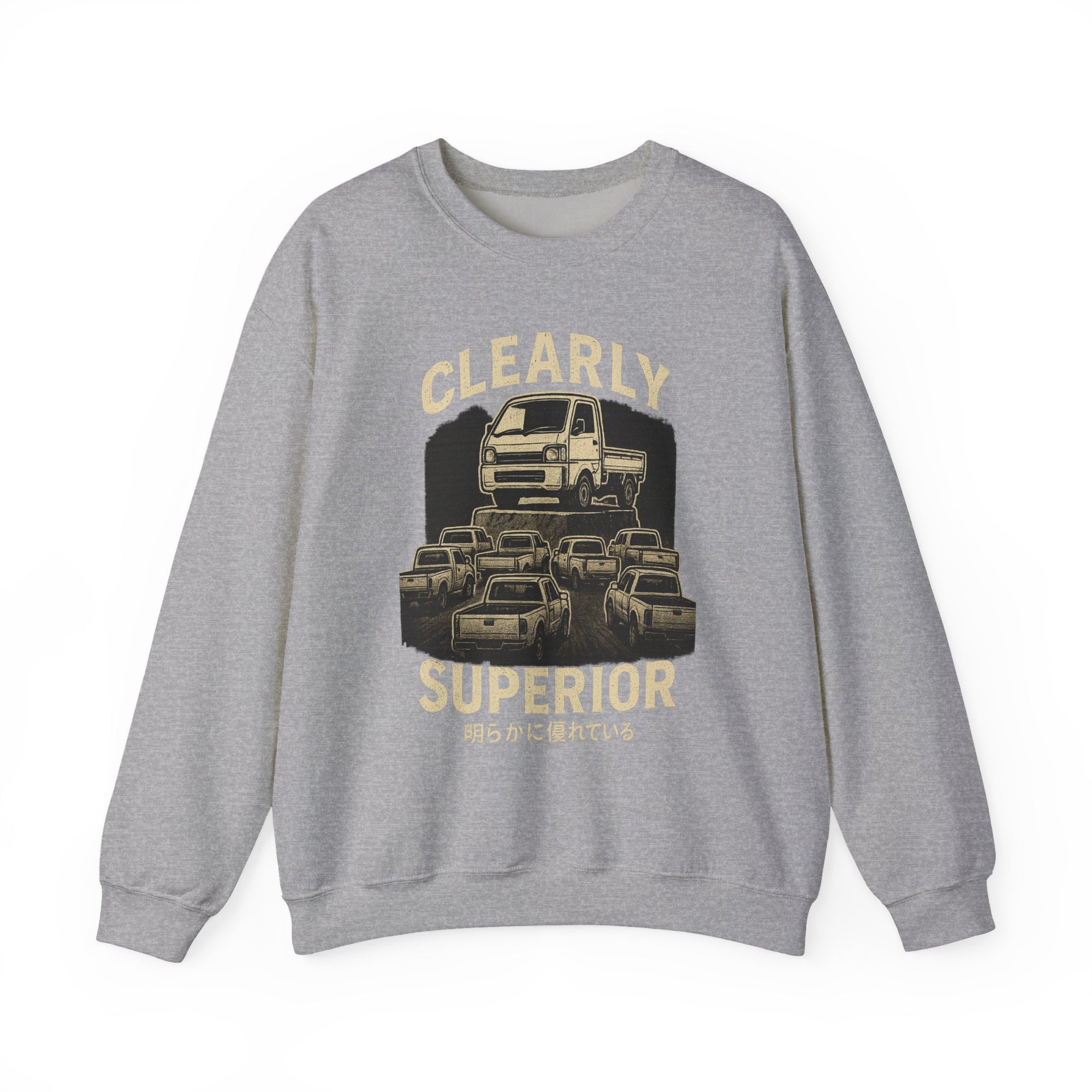 Clearly Superior Kei Truck Heavy Blend™ Crewneck Sweatshirt
