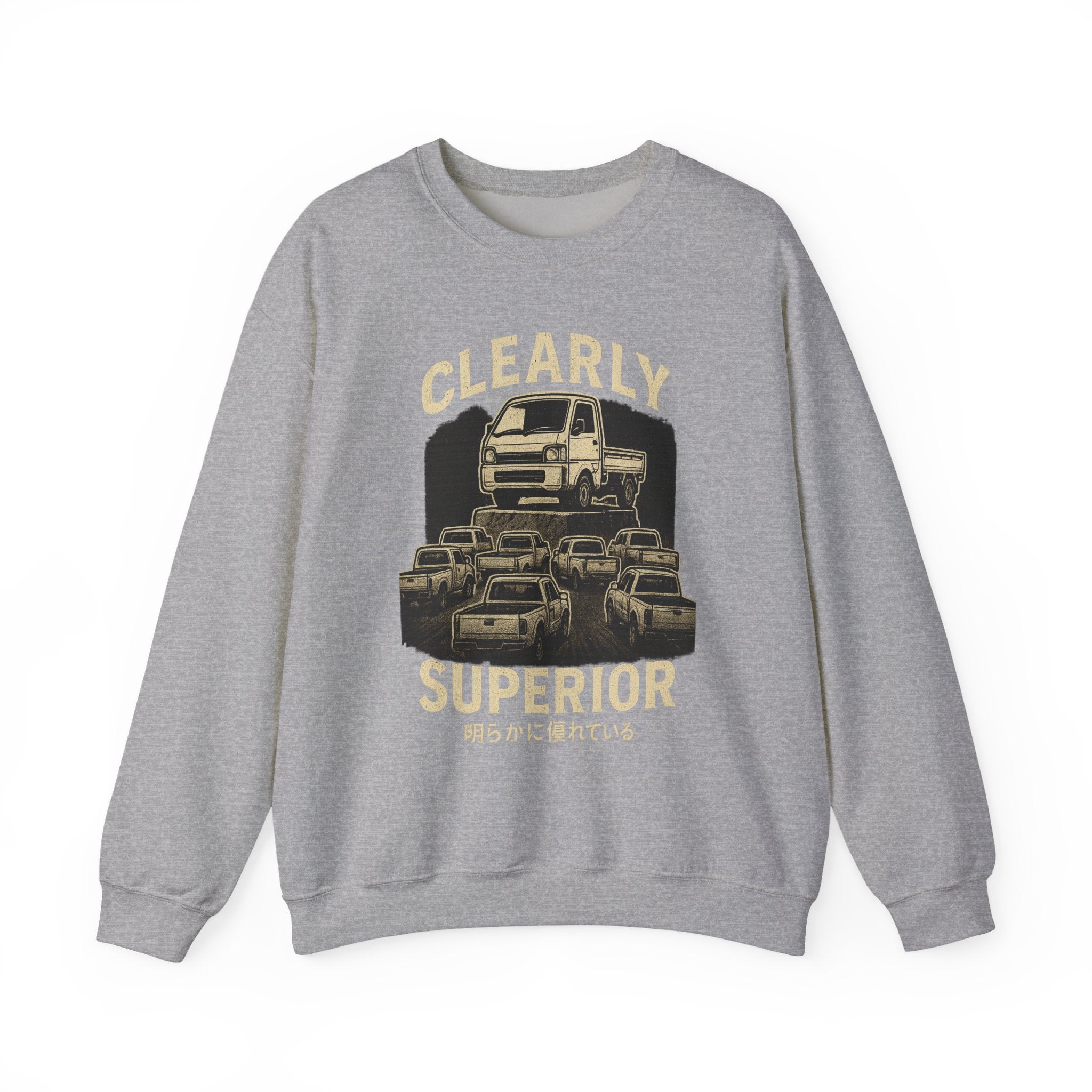 Clearly Superior Kei Truck Heavy Blend™ Crewneck Sweatshirt