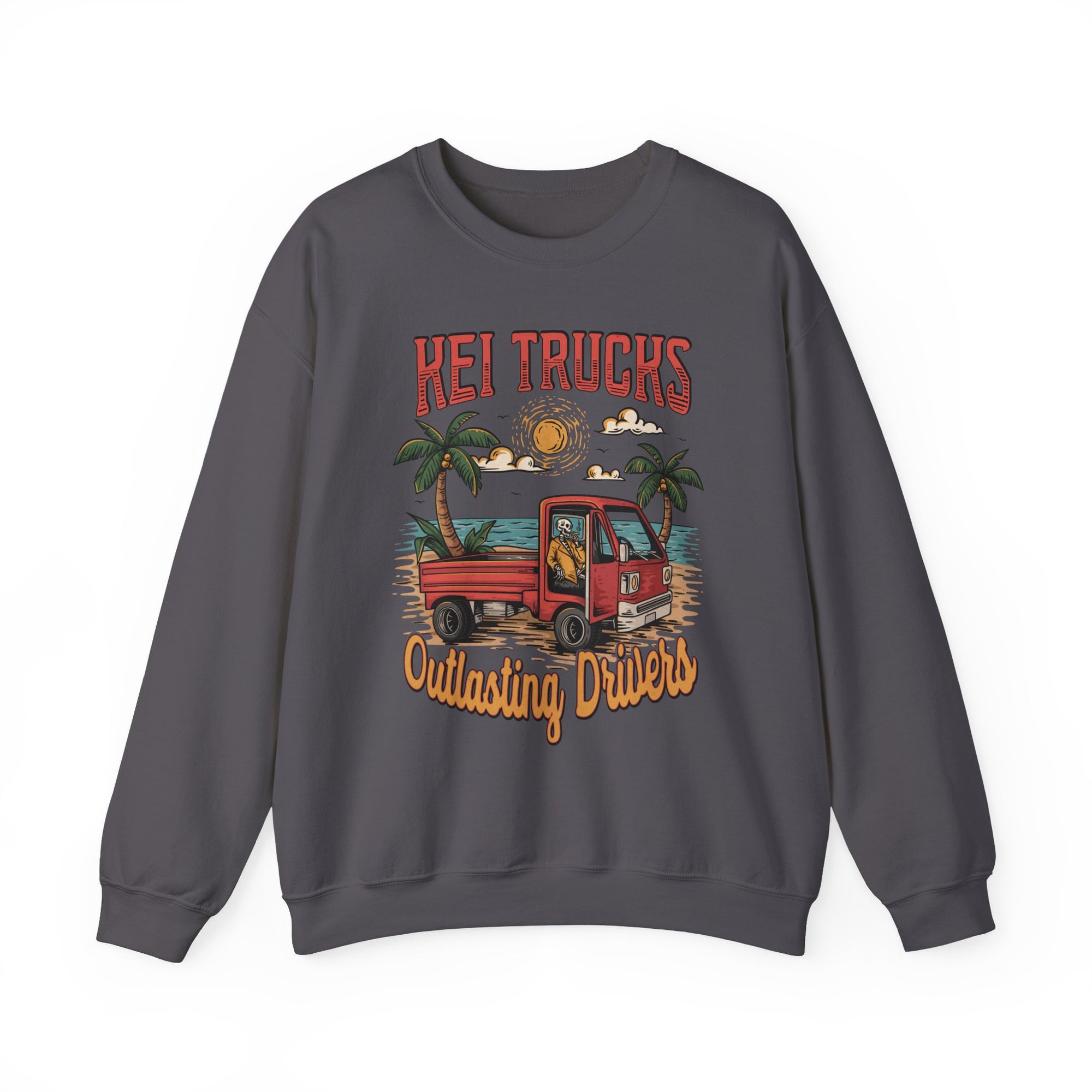 Outlasting Drivers Kei Truck Heavy Blend™ Crewneck Sweatshirt