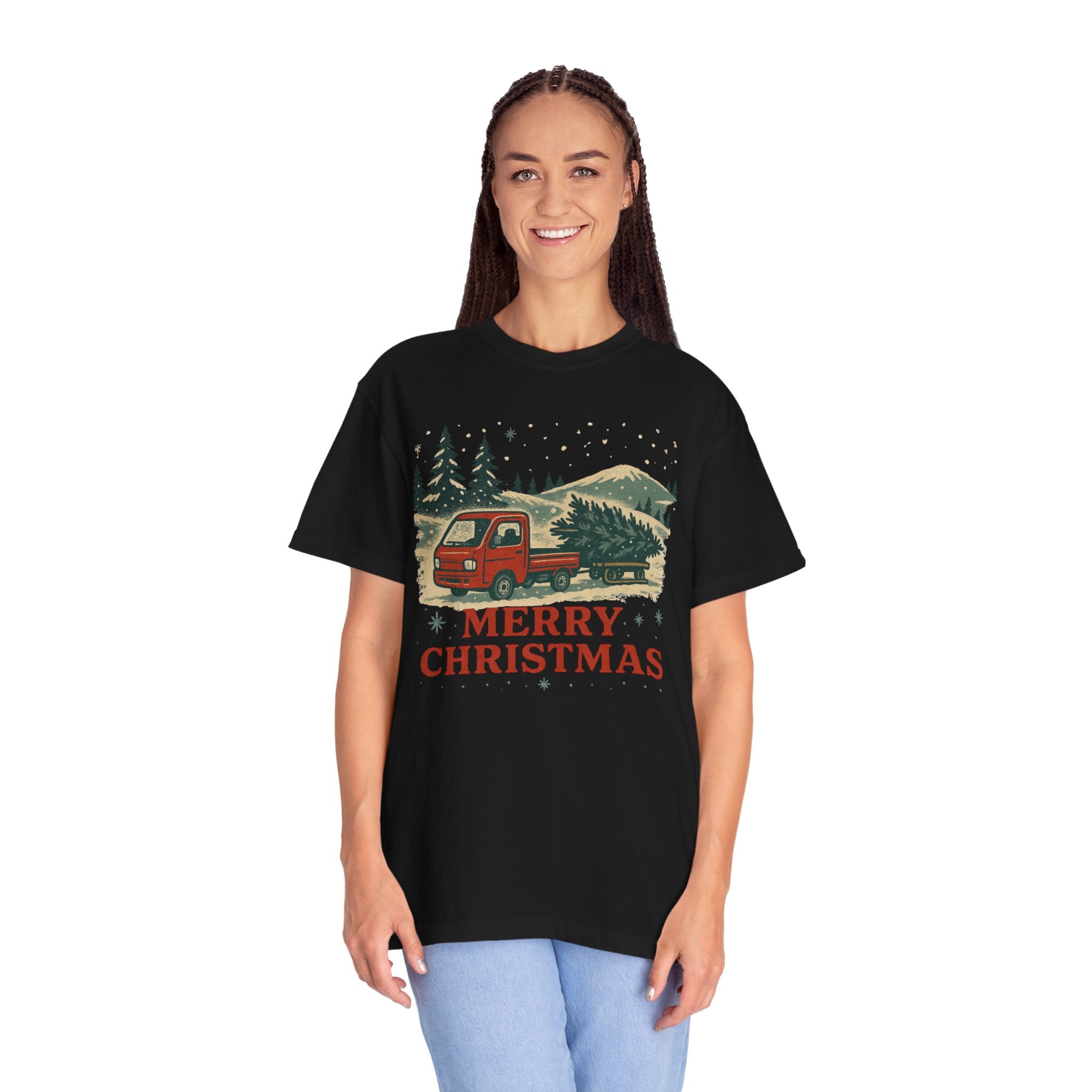 Merry Christmas Vintage Kei Truck T-Shirt