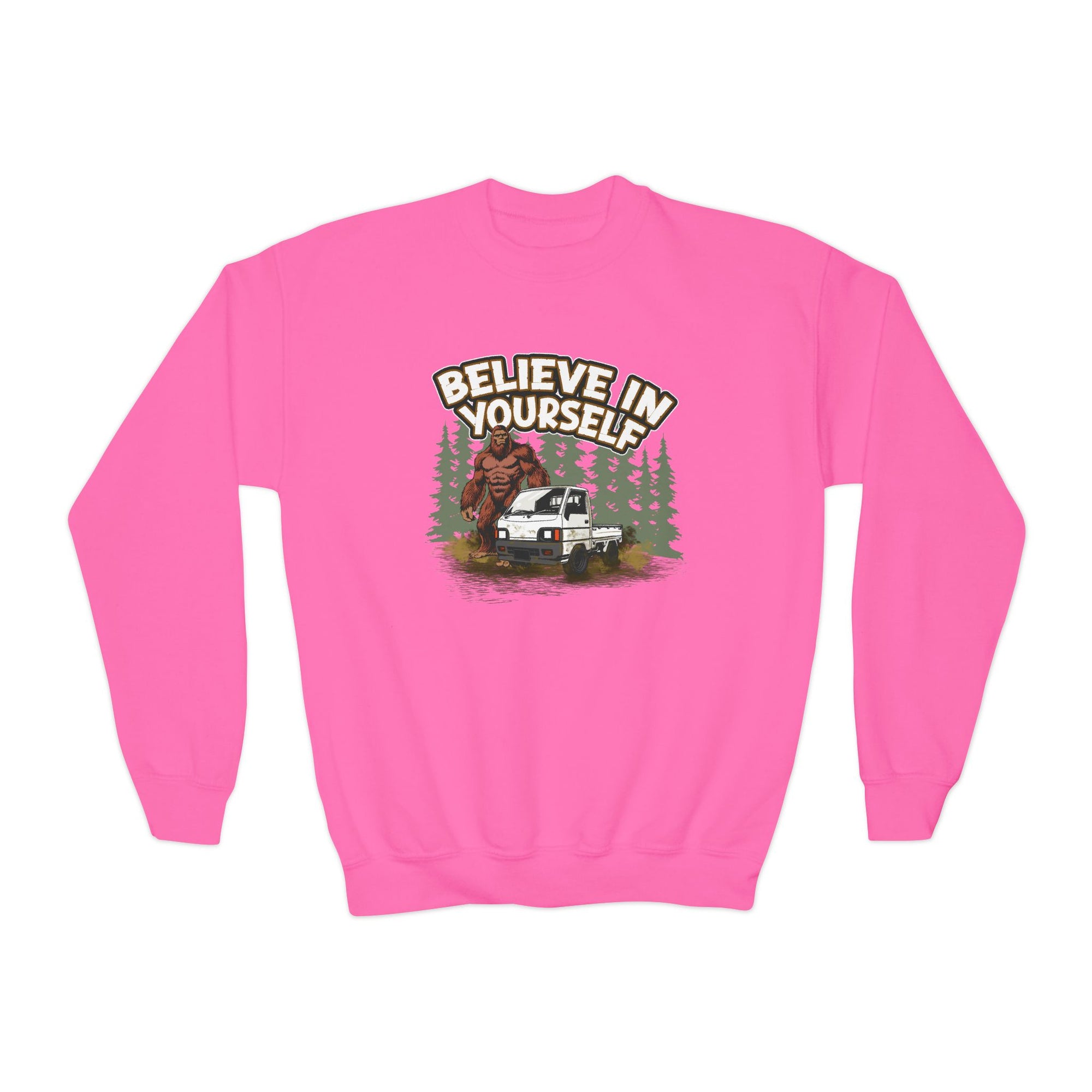 Sasquatch Youth Crewneck Kei Truck Sweatshirt