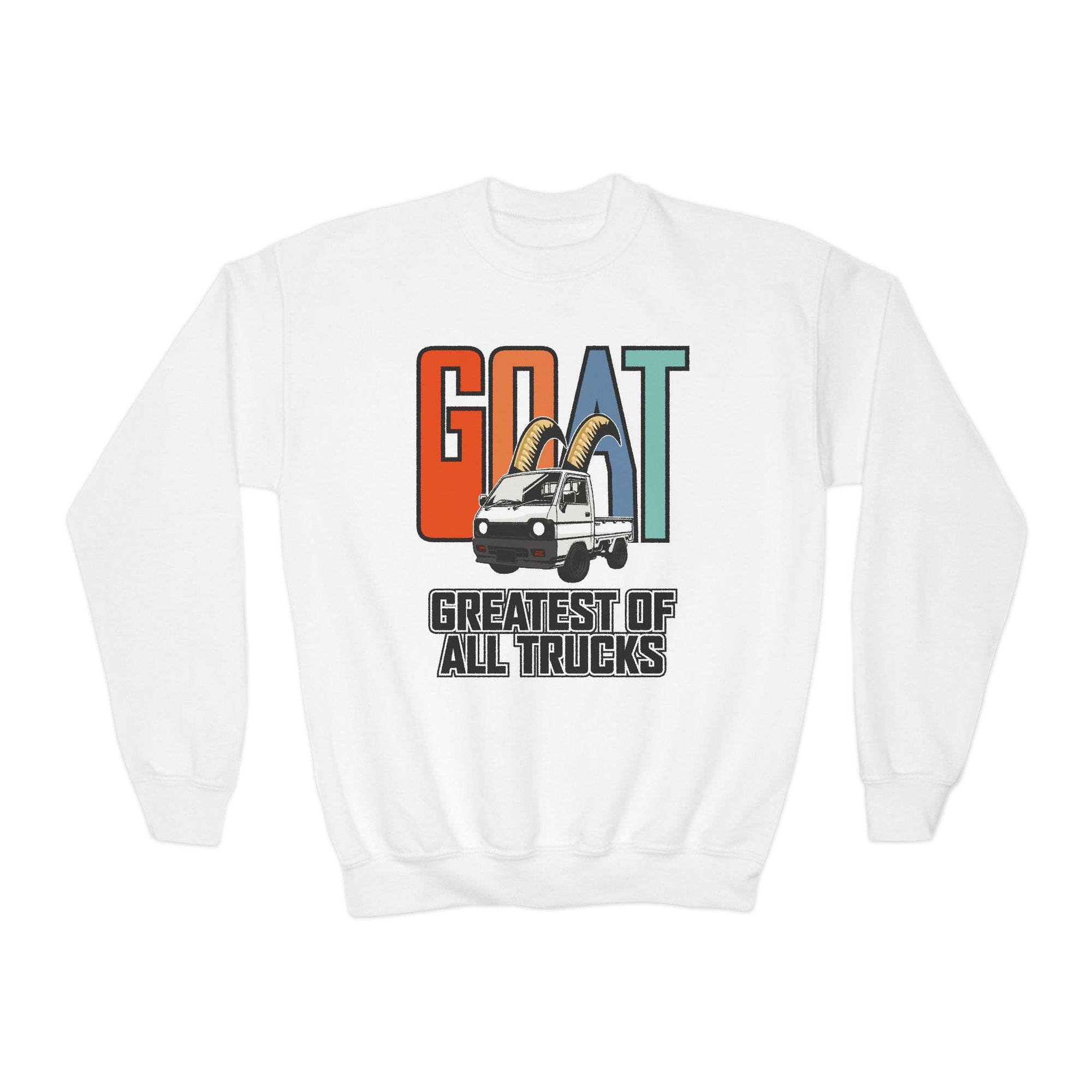 GOAT Youth Crewneck Kei Truck Sweatshirt - Greatest of All Trucks