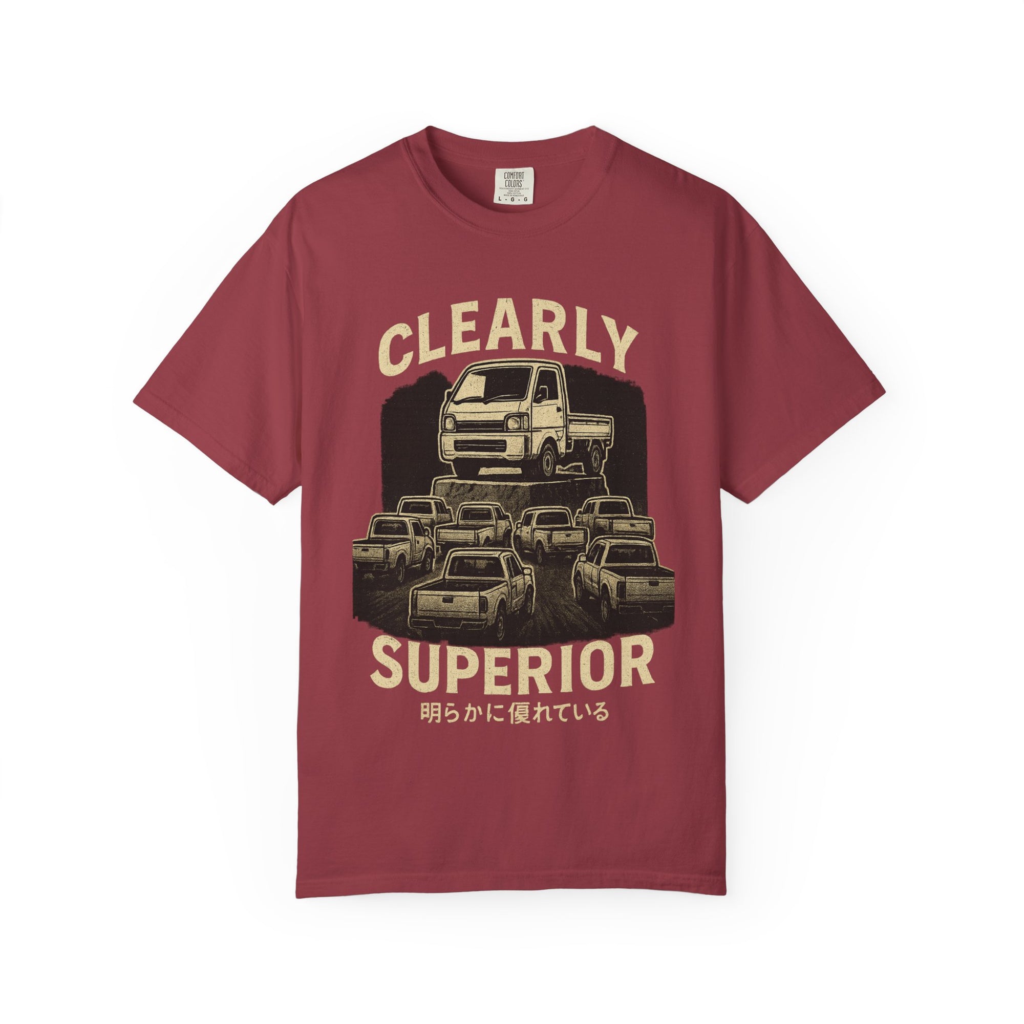 Clearly Superior Kei Truck T-Shirt — Retro Car Crew Graphic Tee