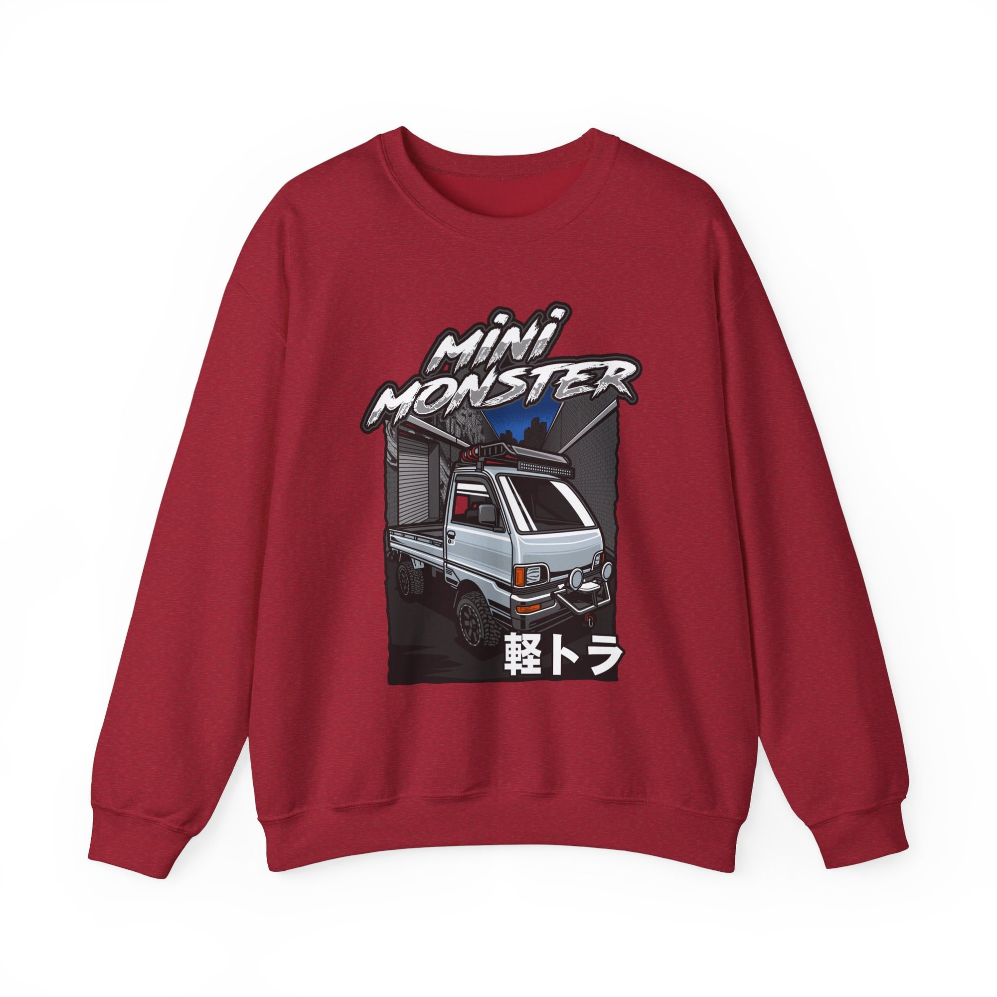 Mini Monster Truck Heavy Blend™ Crewneck Sweatshirt