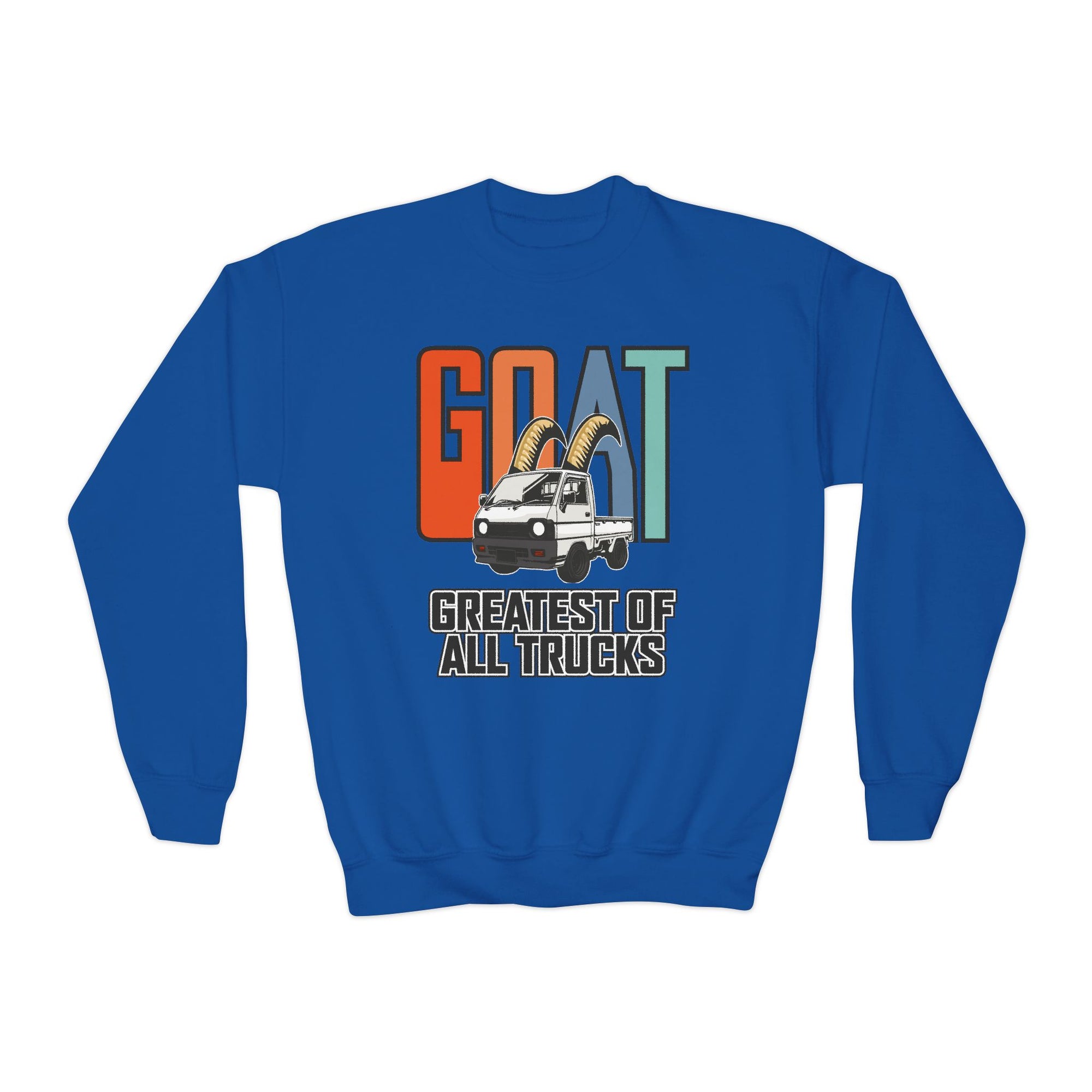 GOAT Youth Crewneck Kei Truck Sweatshirt - Greatest of All Trucks