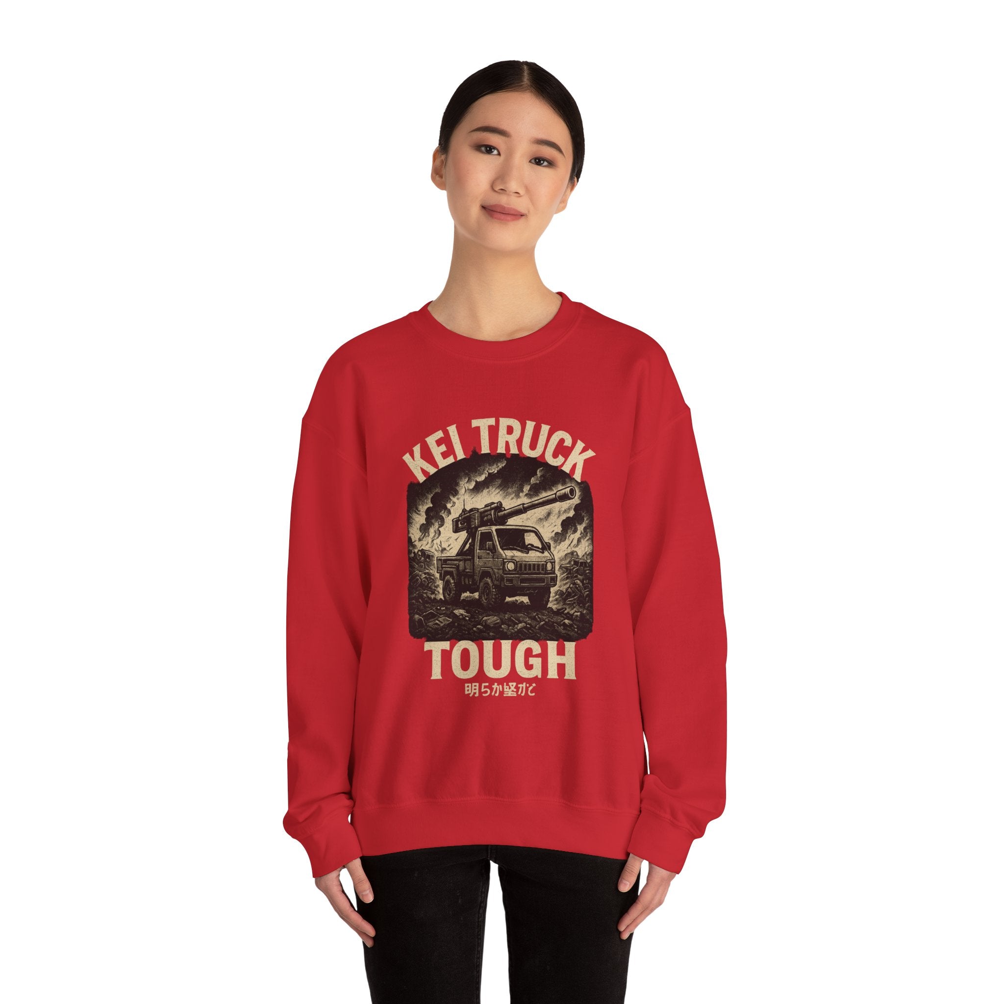Kei Truck Tough Vintage Off-Road Graphic Heavy Blend™ Crewneck Sweatshirt