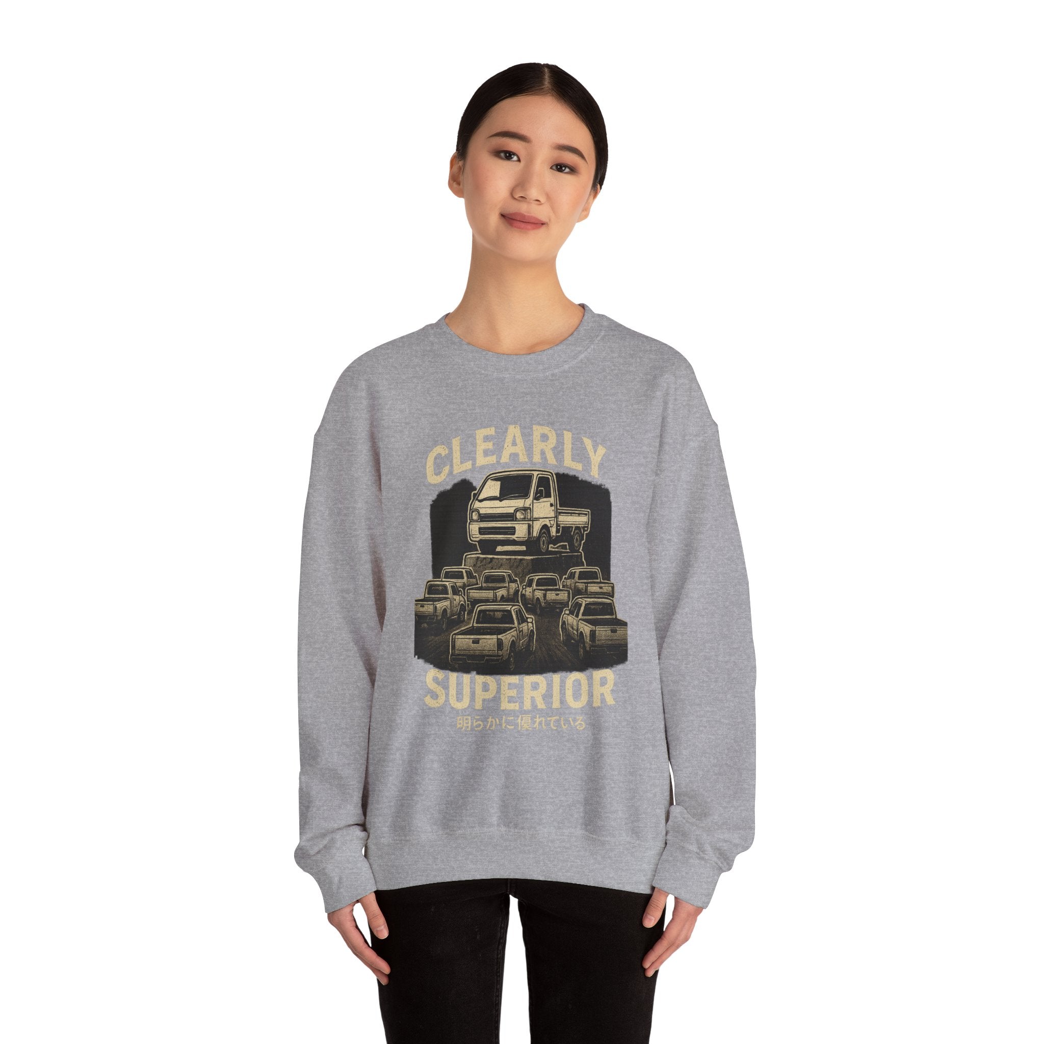 Clearly Superior Kei Truck Heavy Blend™ Crewneck Sweatshirt