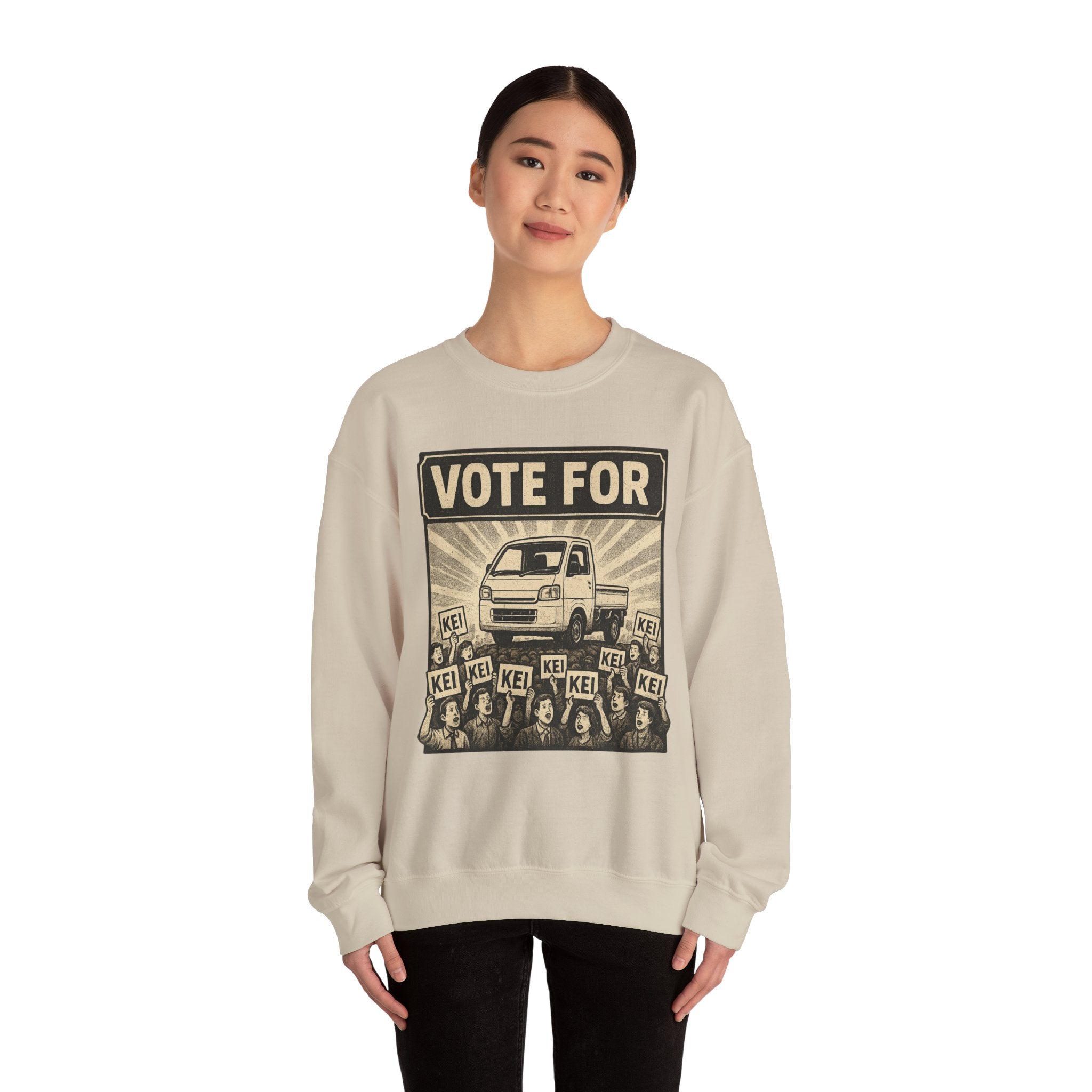 Vote For Kei Trucks Heavy Blend™ Crewneck Sweatshirt