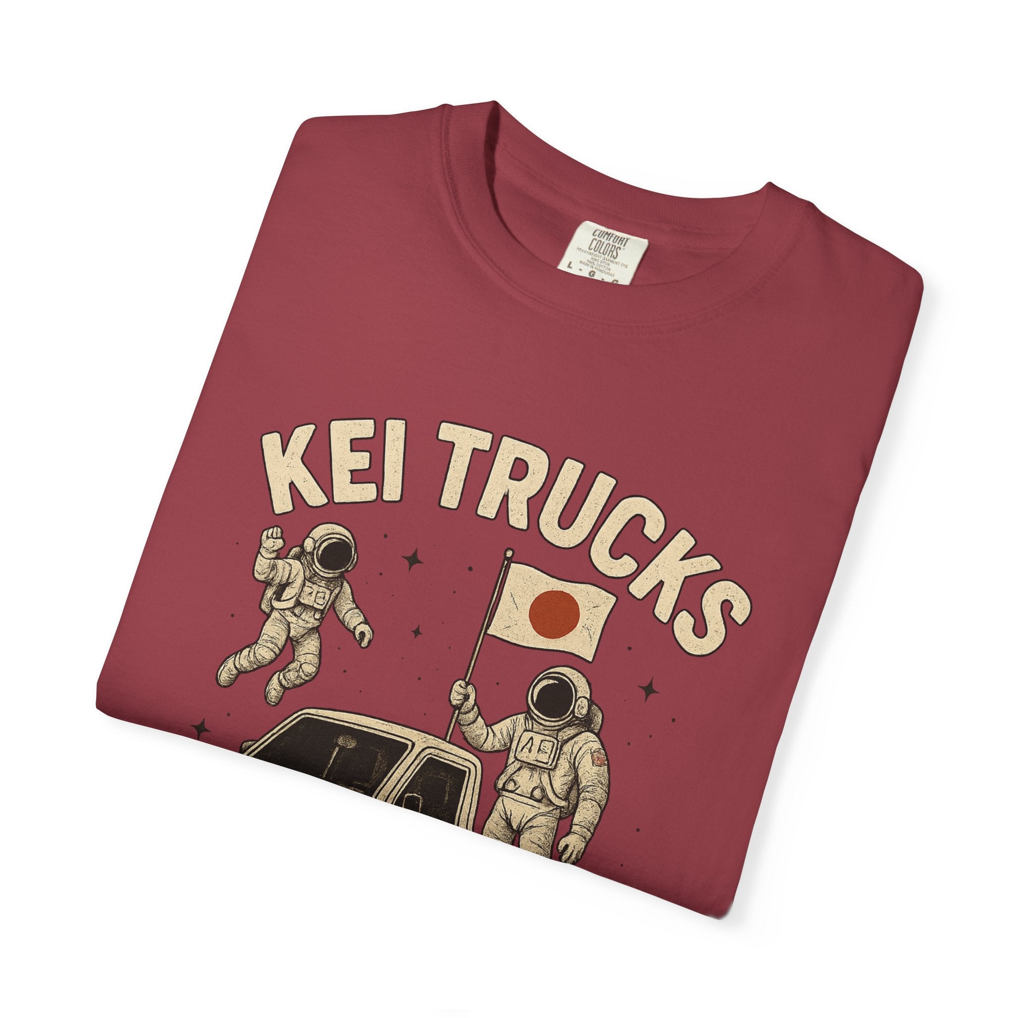 Kei Trucks Go Anywhere T-Shirt — Astronaut Mini Truck Tee