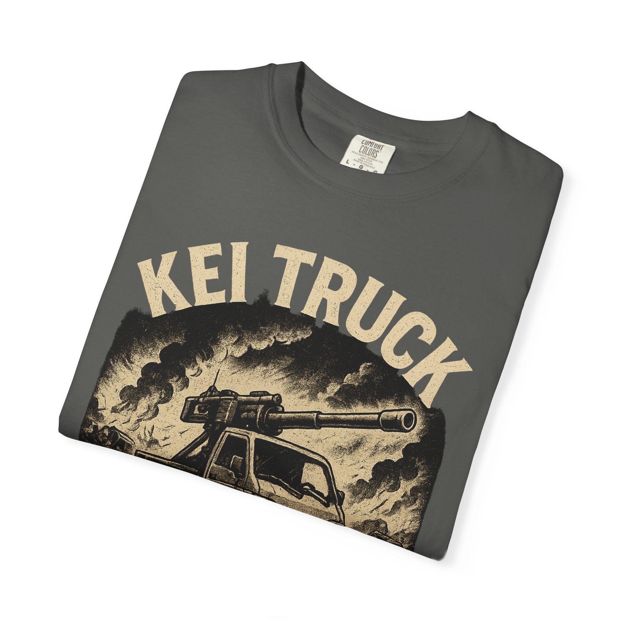 Kei Truck Tough Graphic T-Shirt — Retro Mini Truck Adventure Tee