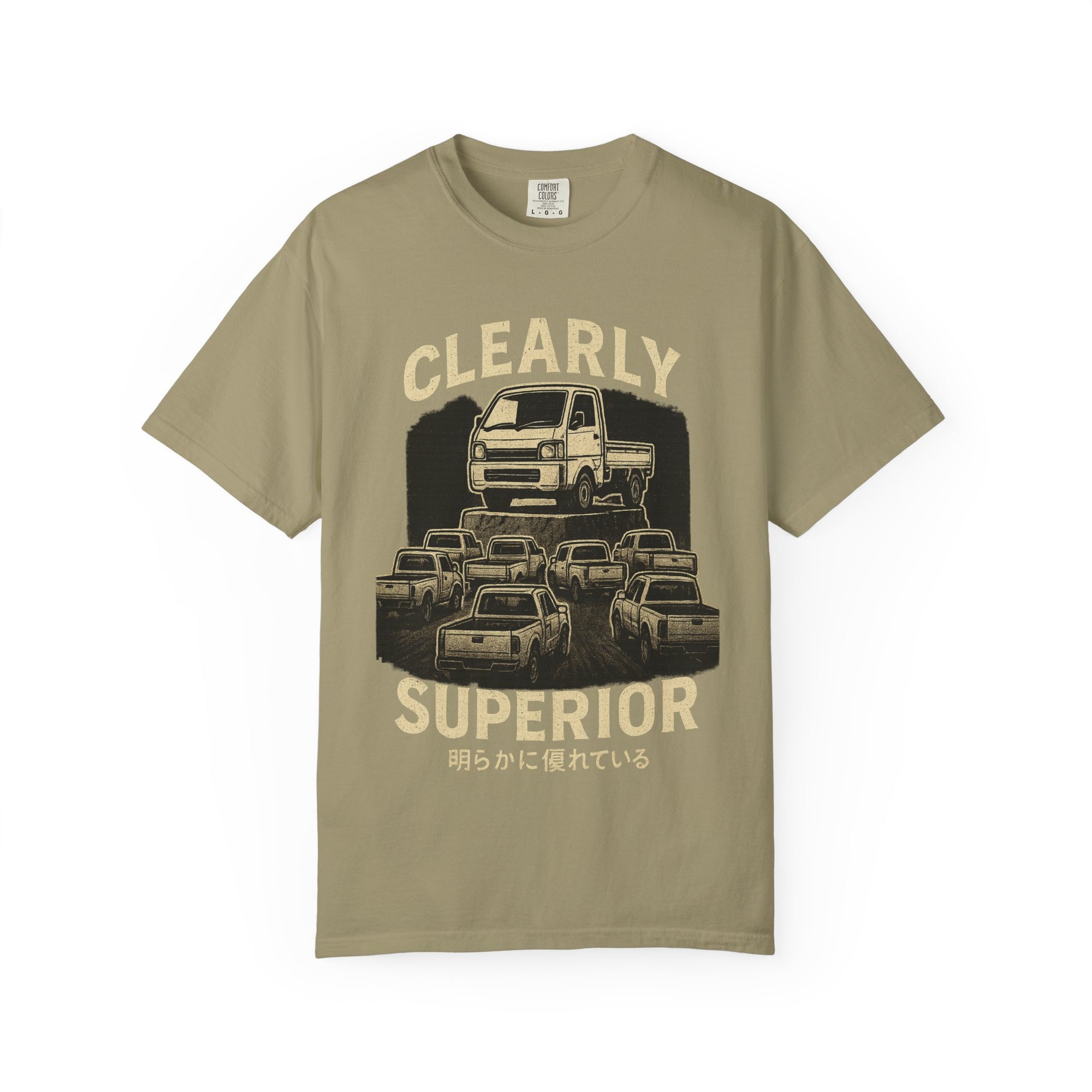 Clearly Superior Kei Truck T-Shirt — Retro Car Crew Graphic Tee
