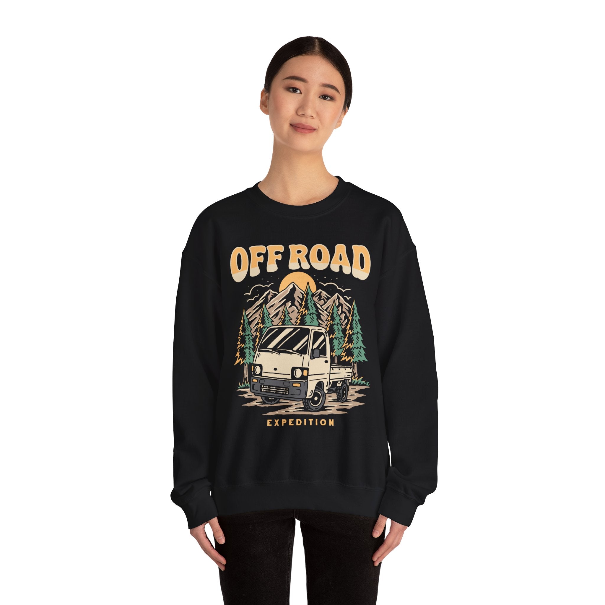 OFF Road Kei Truck Heavy Blend™ Crewneck Sweatshirt