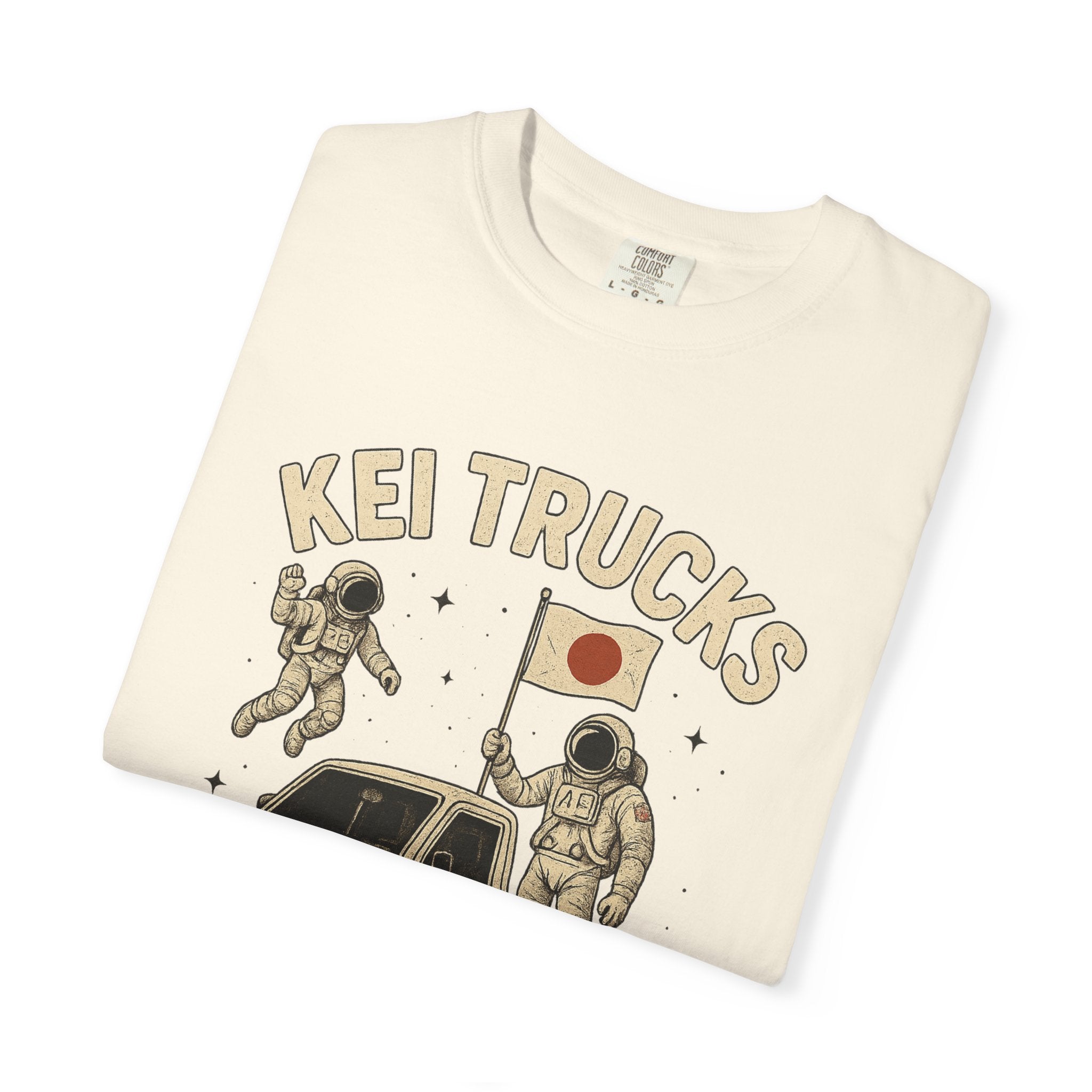 Kei Trucks Go Anywhere T-Shirt — Astronaut Mini Truck Tee