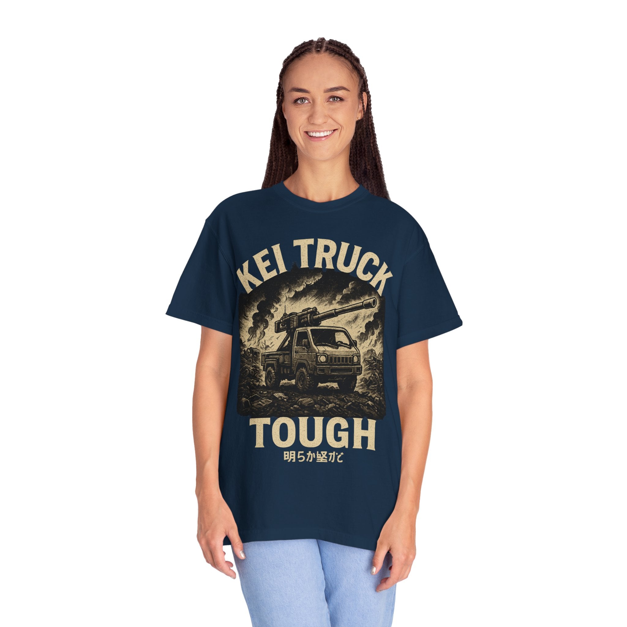 Kei Truck Tough Graphic T-Shirt — Retro Mini Truck Adventure Tee