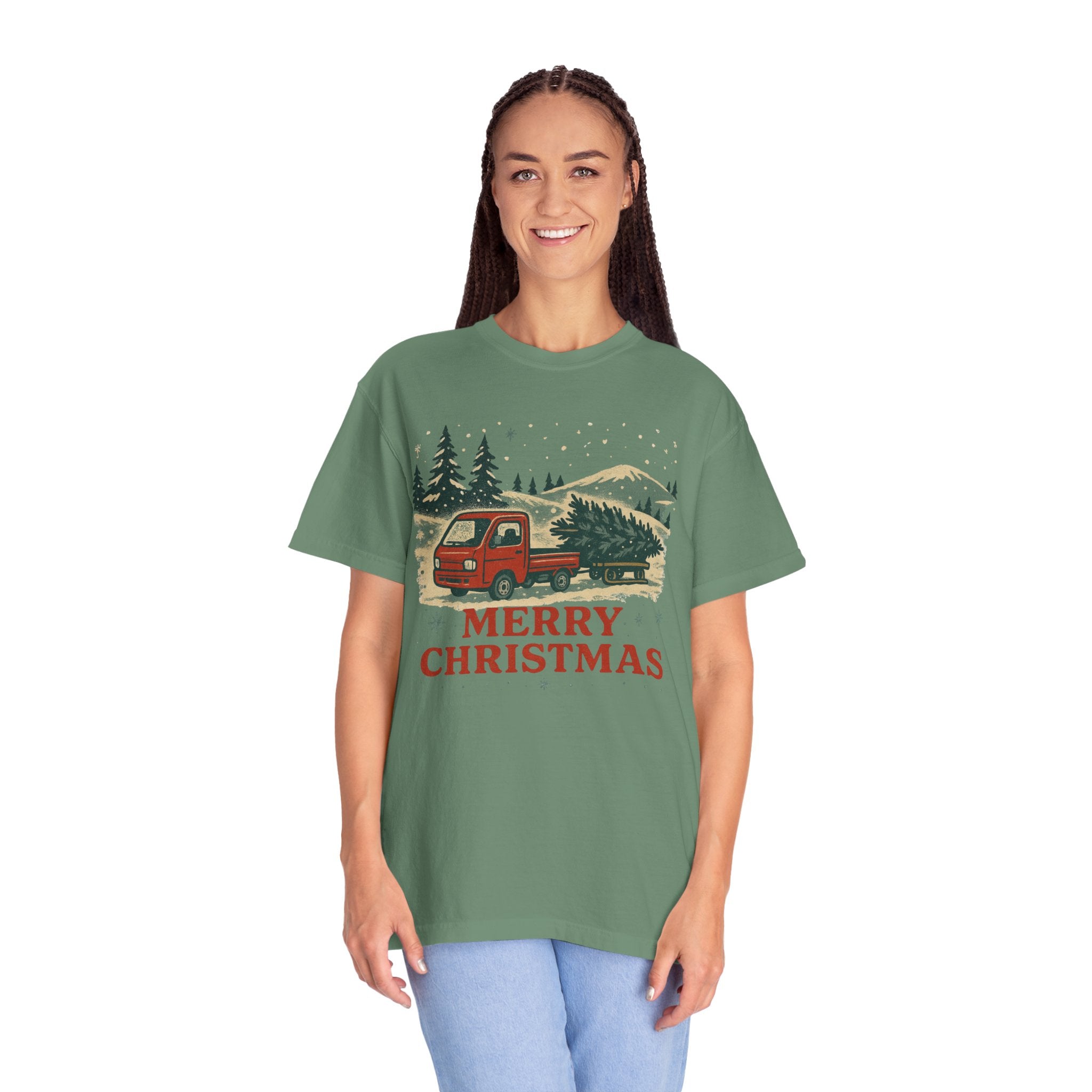 Merry Christmas Vintage Kei Truck T-Shirt