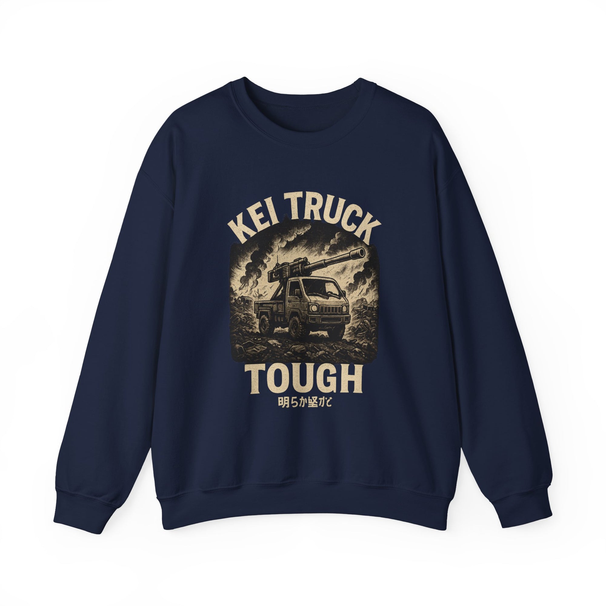 Kei Truck Tough Vintage Off-Road Graphic Heavy Blend™ Crewneck Sweatshirt