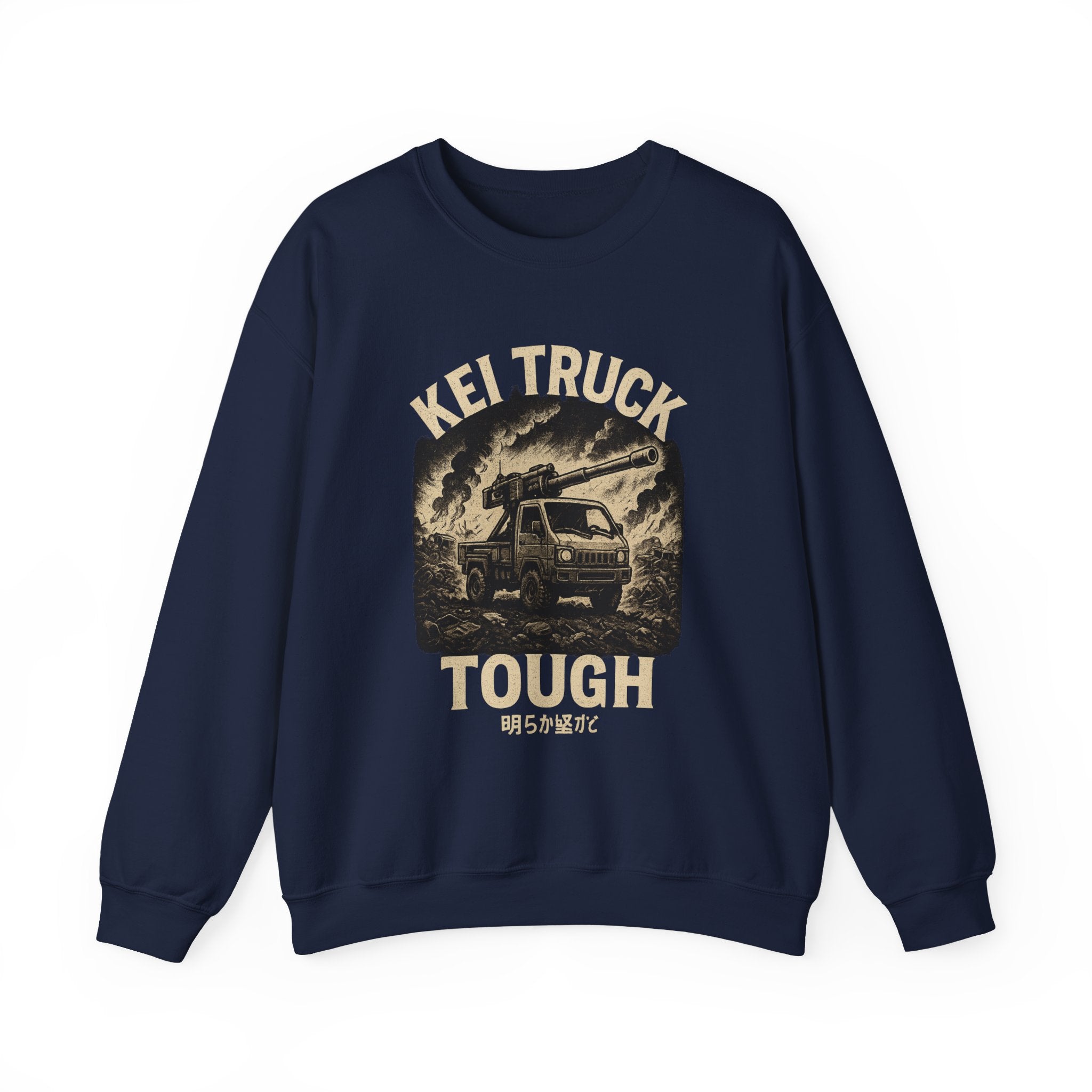 Kei Truck Tough Vintage Off-Road Graphic Heavy Blend™ Crewneck Sweatshirt