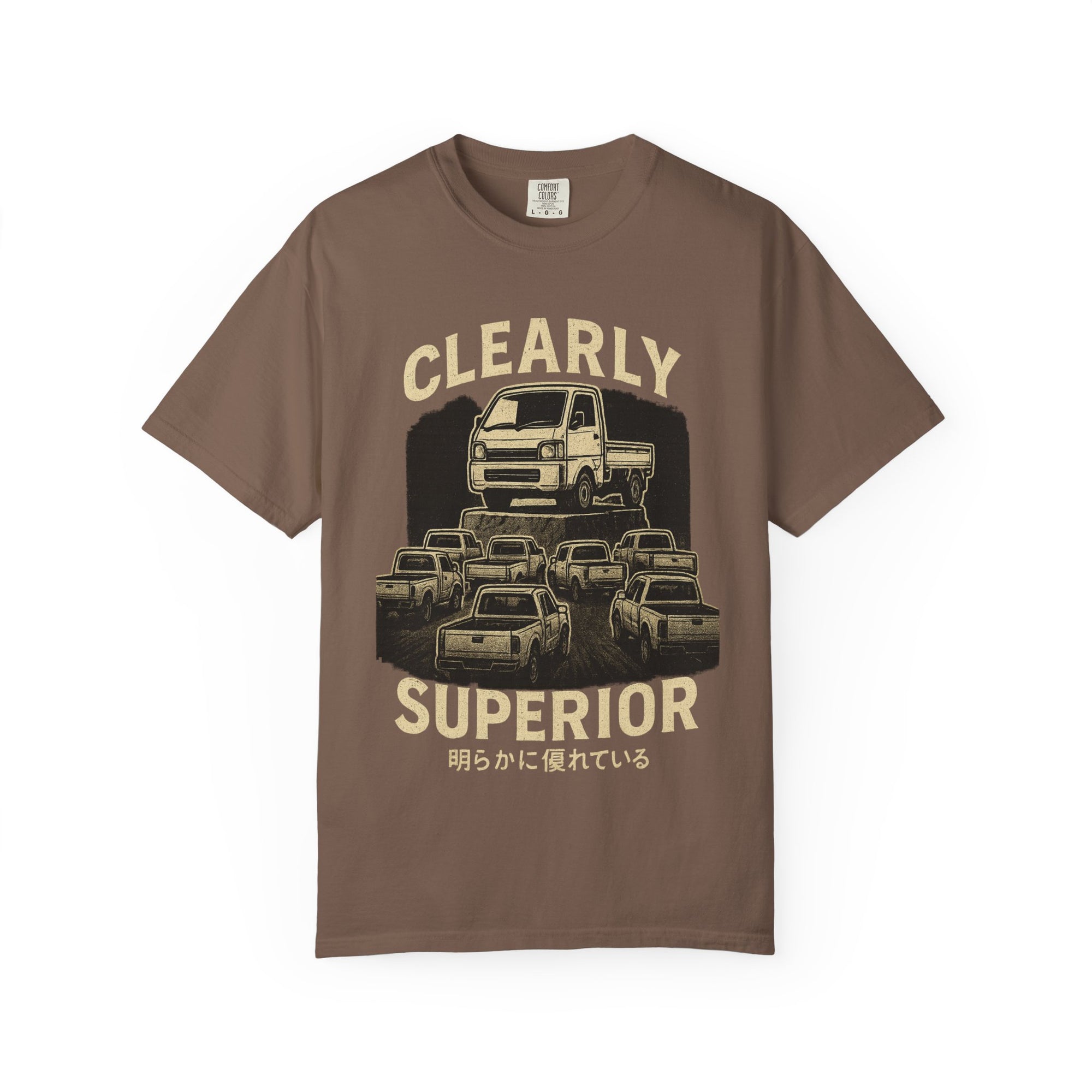 Clearly Superior Kei Truck T-Shirt — Retro Car Crew Graphic Tee