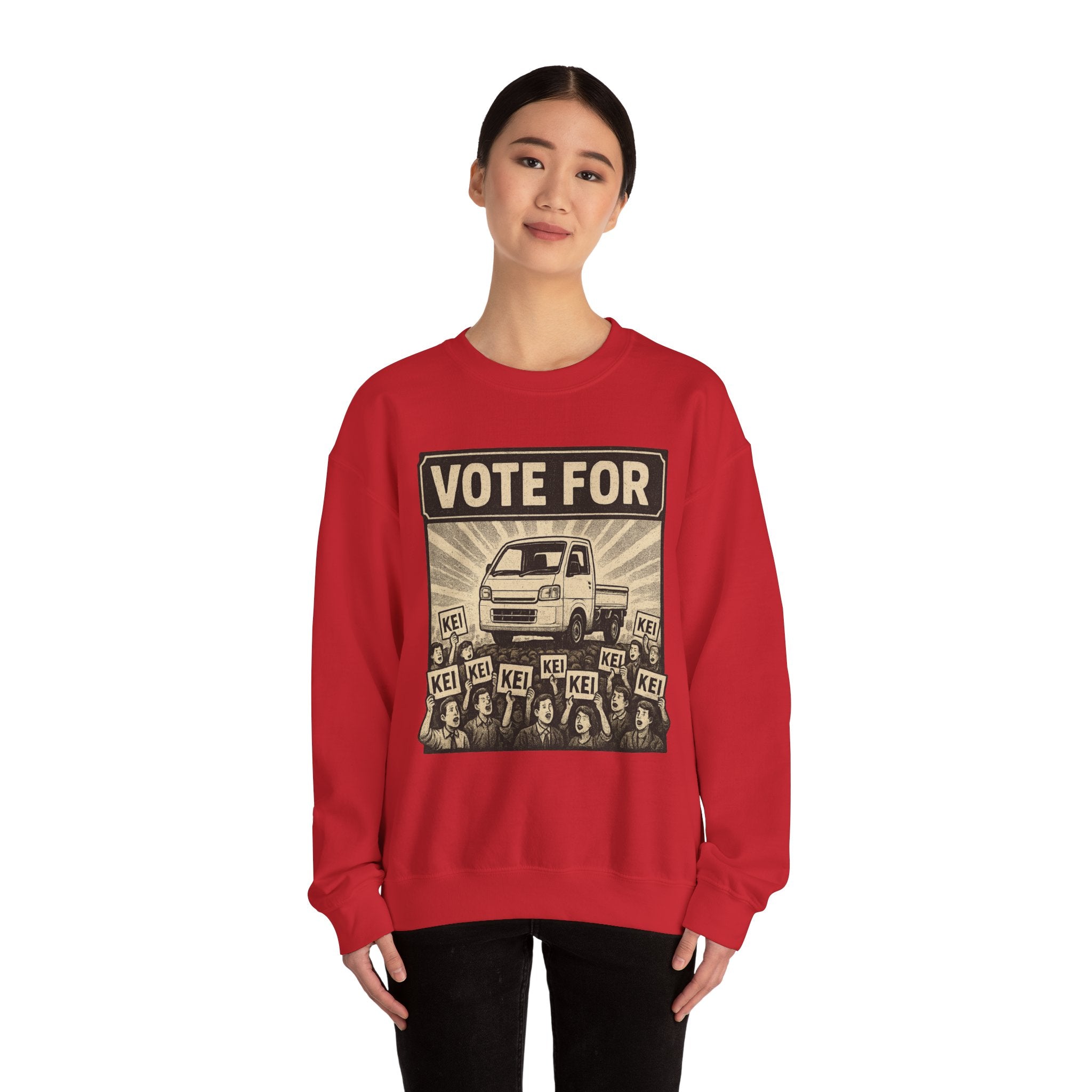 Vote For Kei Trucks Heavy Blend™ Crewneck Sweatshirt