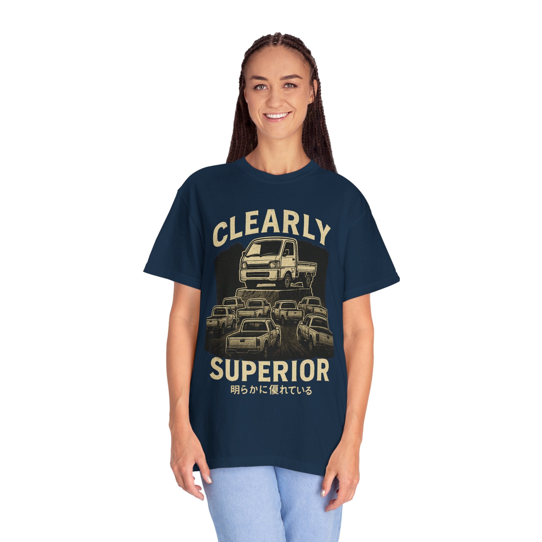 Clearly Superior Kei Truck T-Shirt — Retro Car Crew Graphic Tee