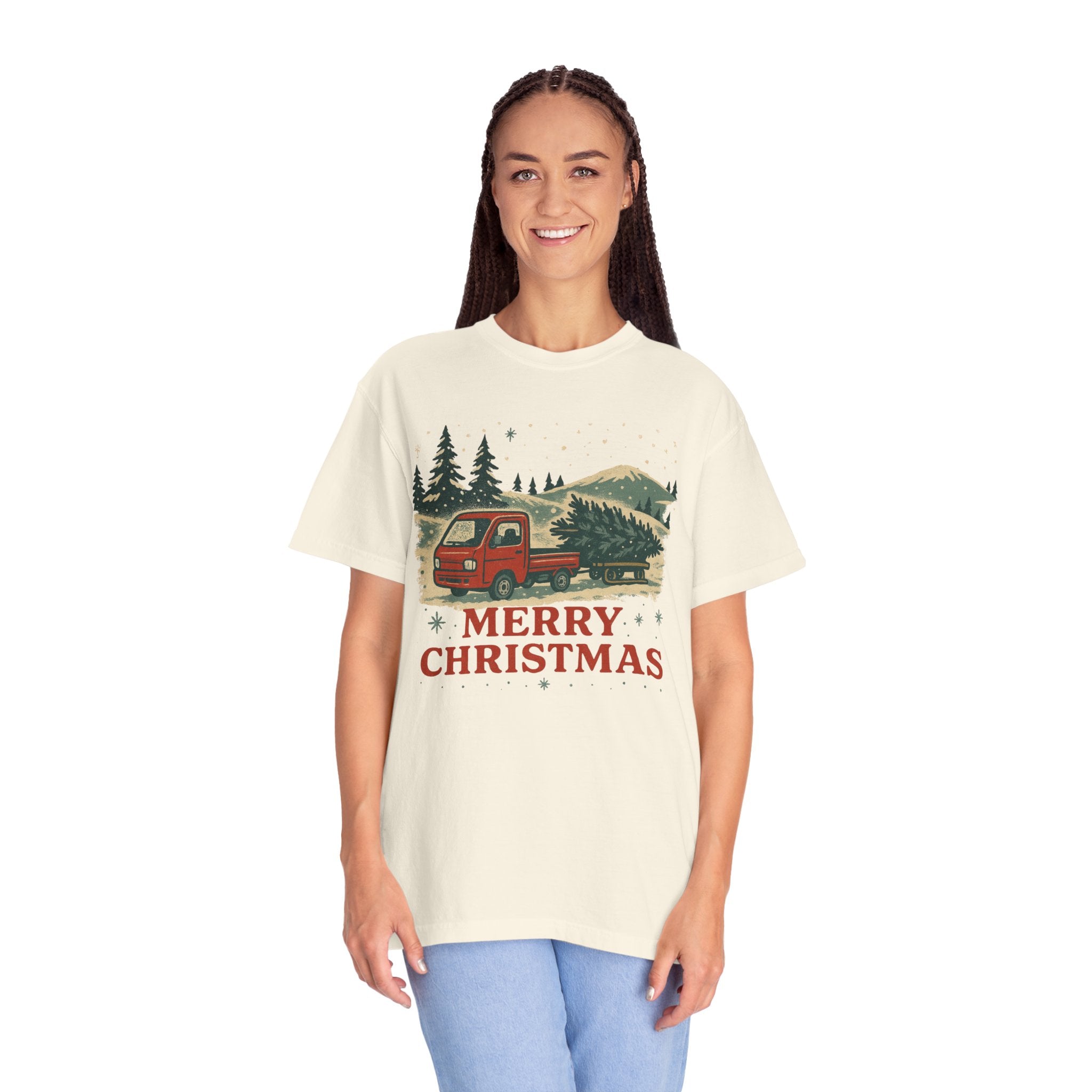 Merry Christmas Vintage Kei Truck T-Shirt