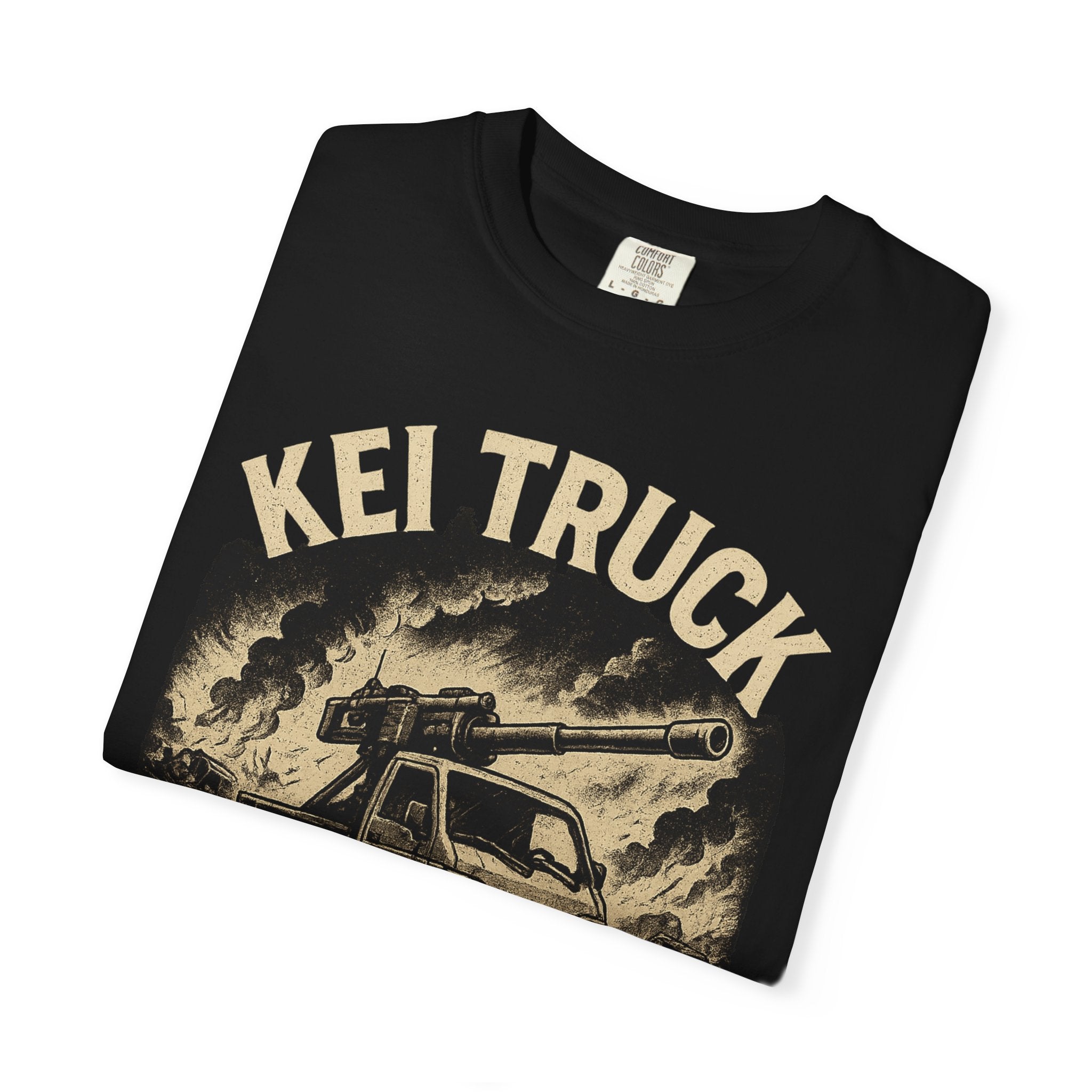 Kei Truck Tough Graphic T-Shirt — Retro Mini Truck Adventure Tee