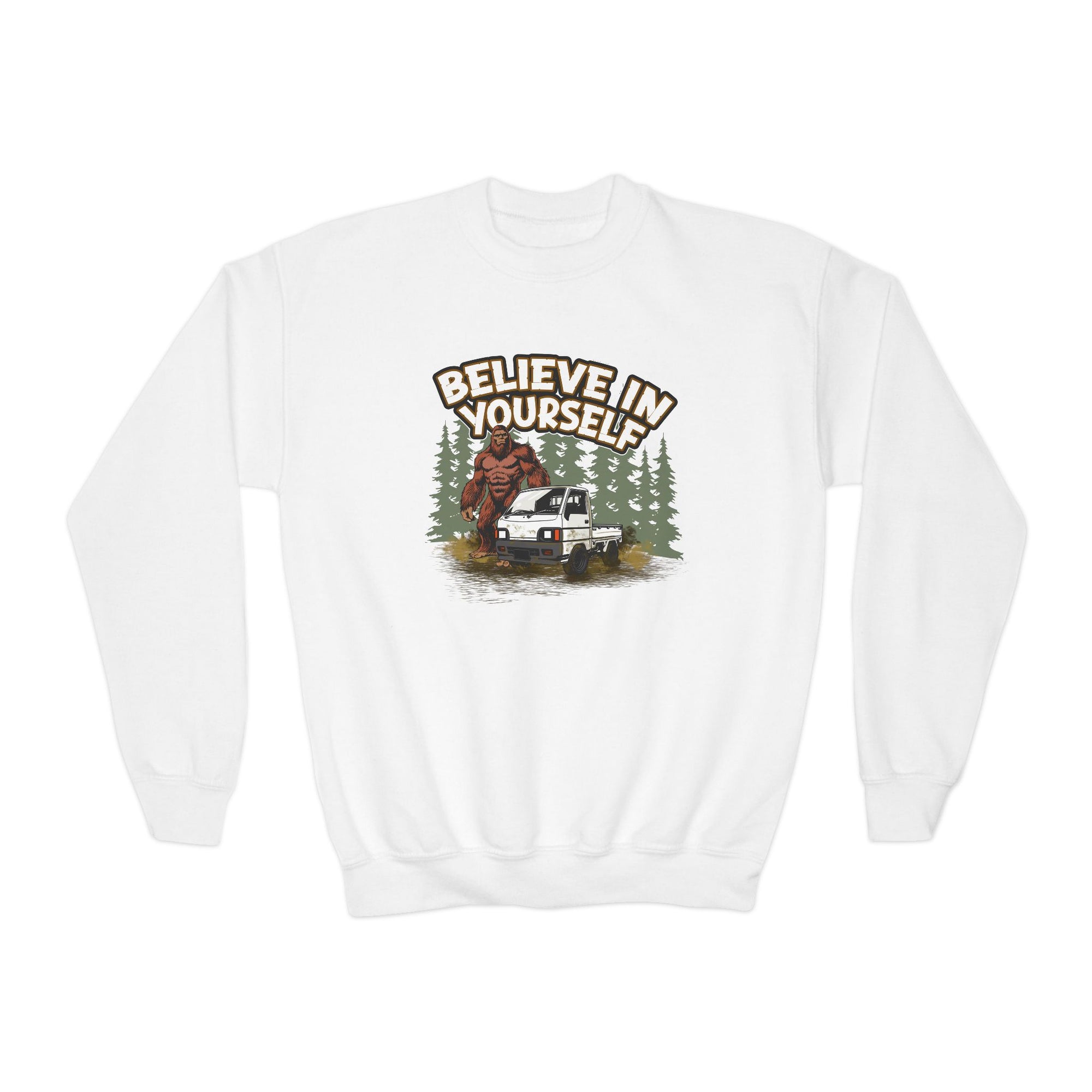 Sasquatch Youth Crewneck Kei Truck Sweatshirt