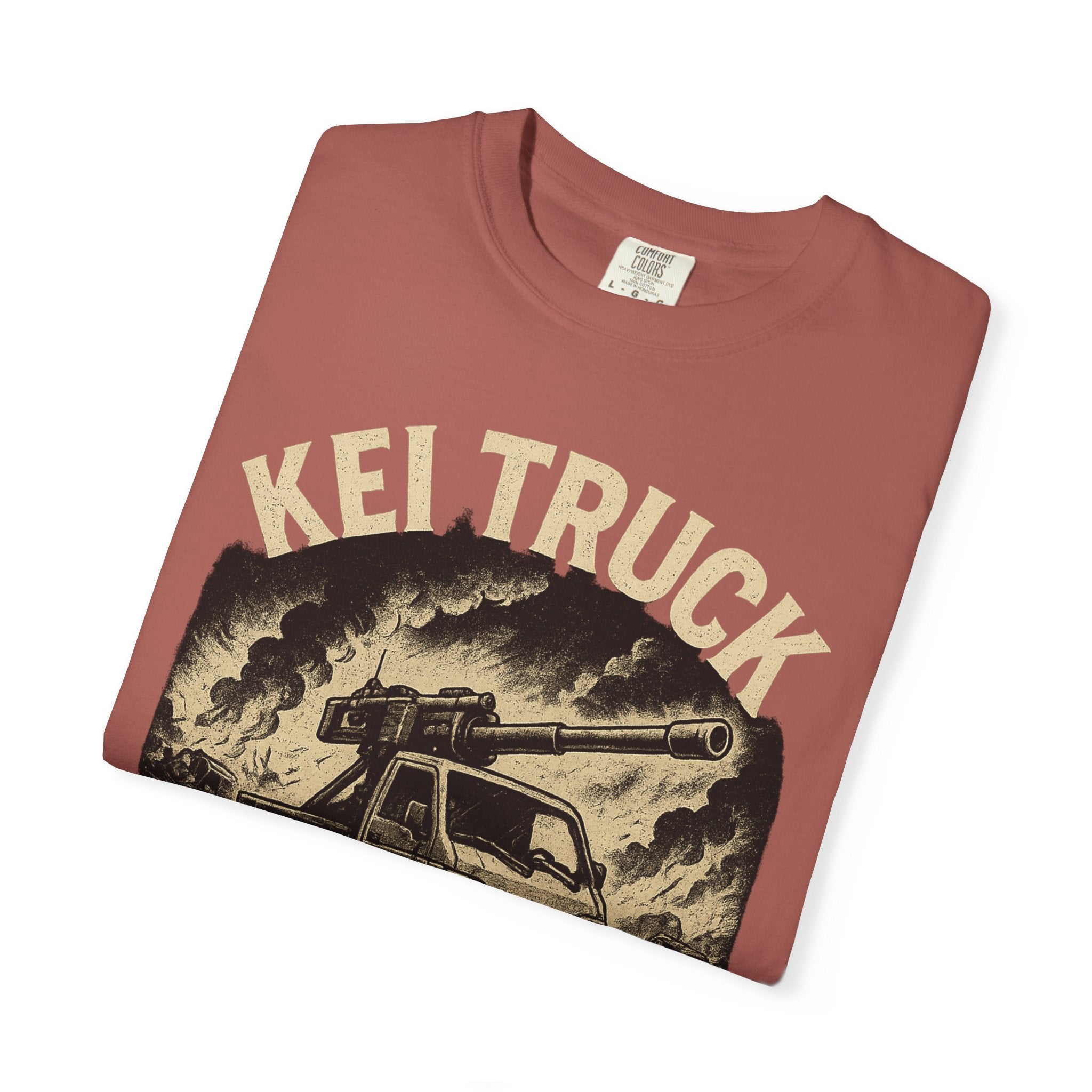 Kei Truck Tough Graphic T-Shirt — Retro Mini Truck Adventure Tee