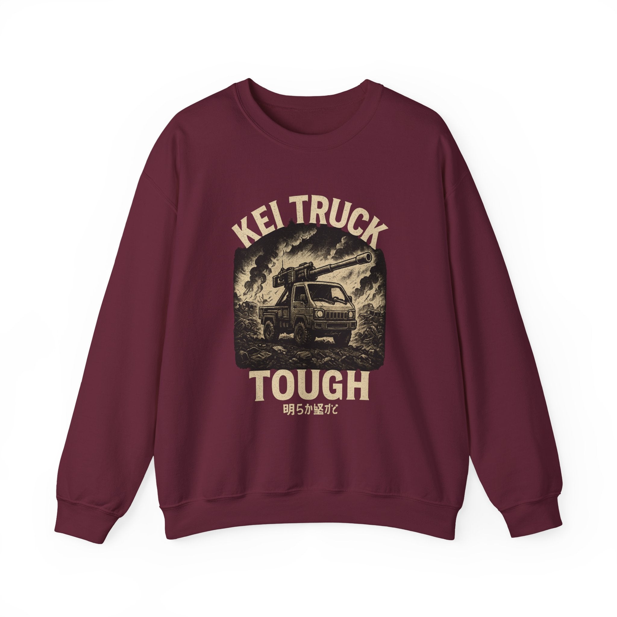 Kei Truck Tough Vintage Off-Road Graphic Heavy Blend™ Crewneck Sweatshirt