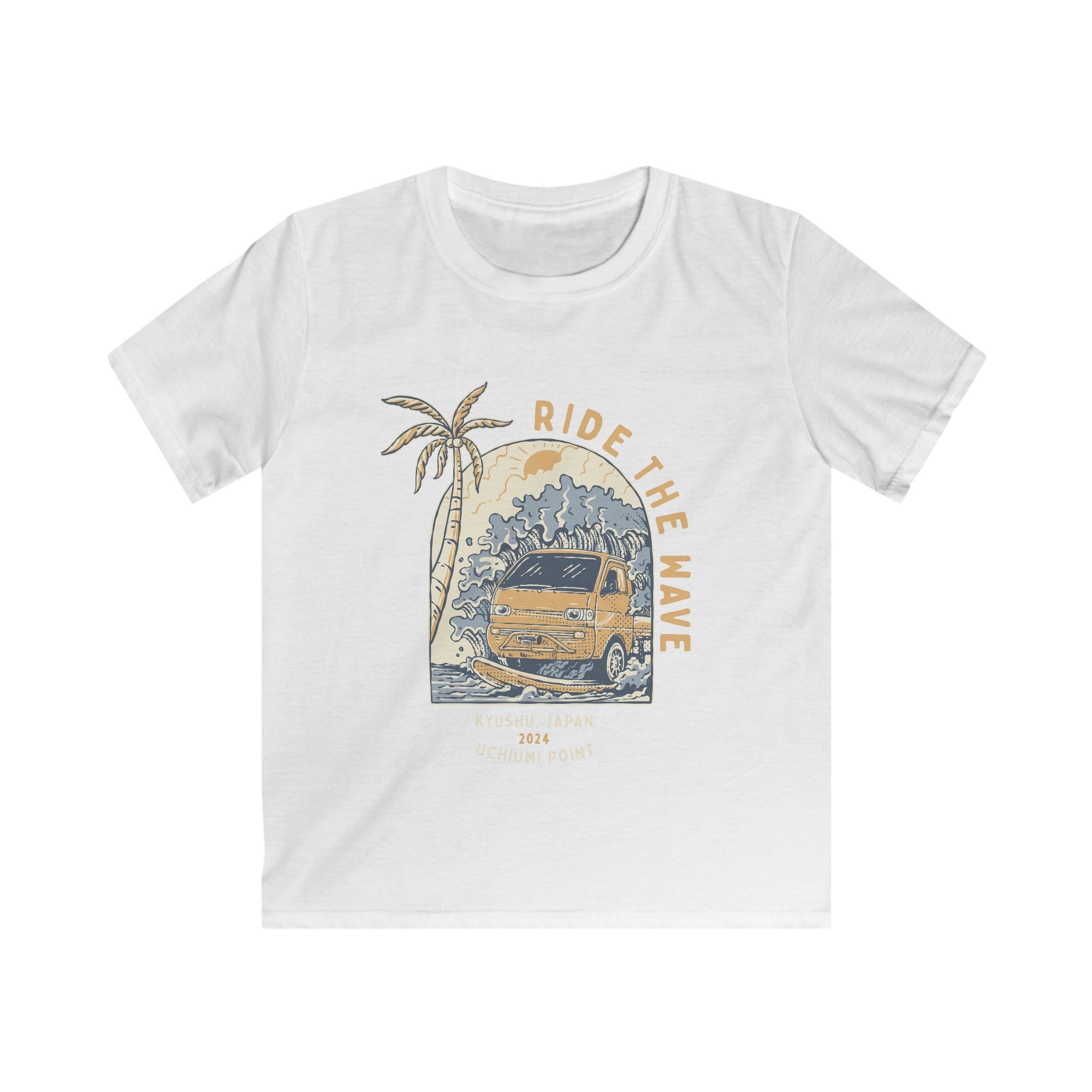 Kids Ride The Wave Kei Truck T-shirt
